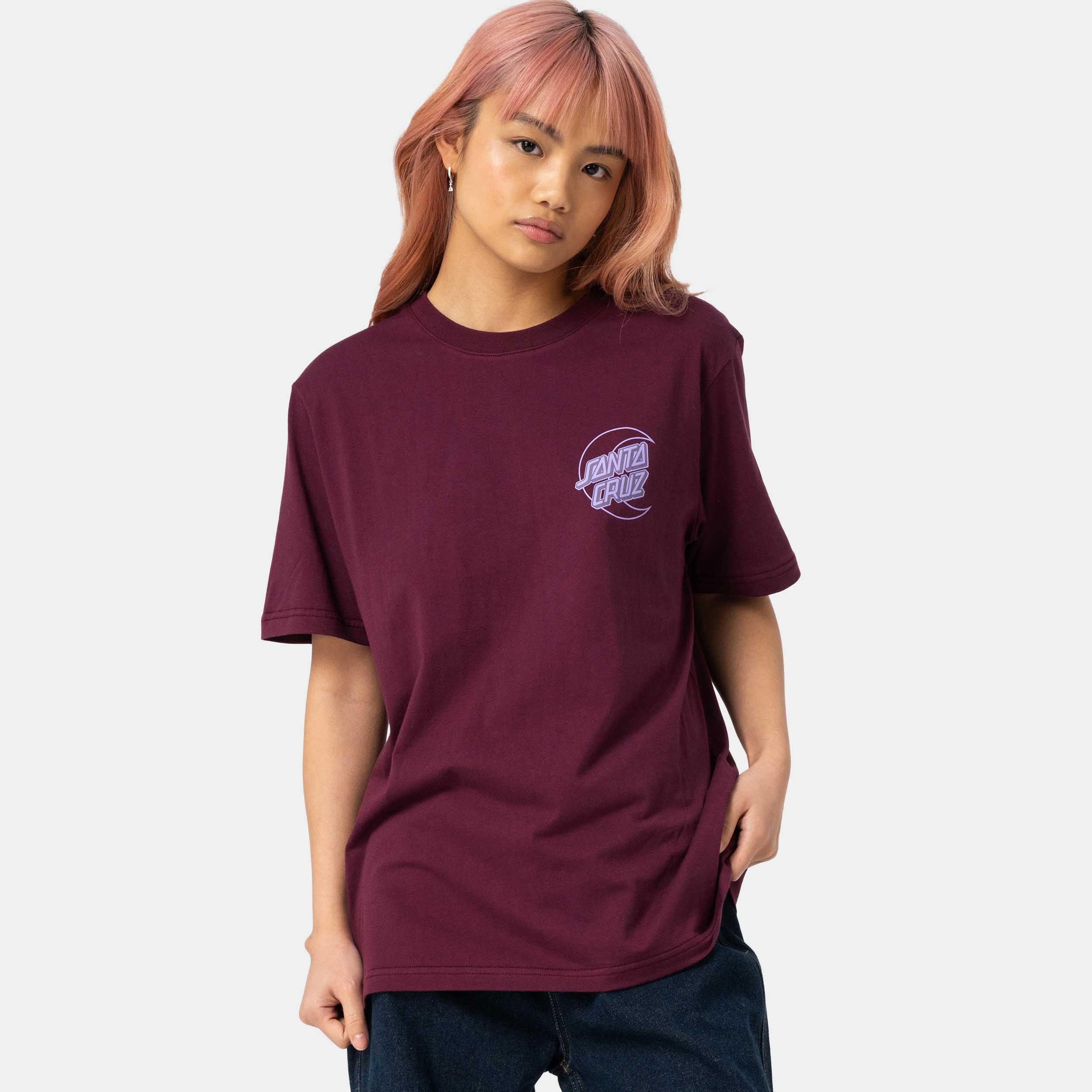 santa-cruz-skateboards-imprint-moon-dot-t-shirt-donna image 3
