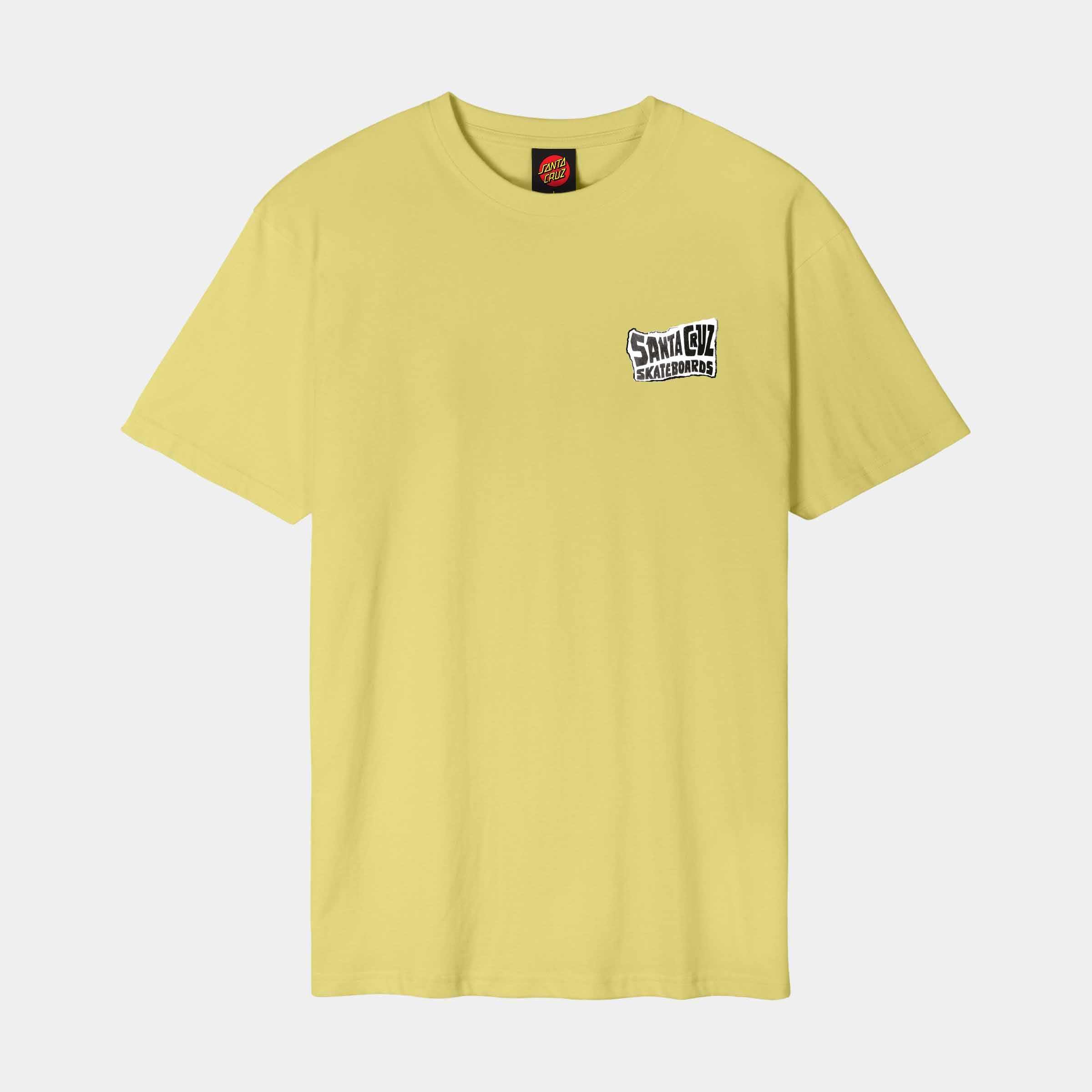 santa-cruz-skateboards-collage-hand-t-shirt-uomo-cotone-organico image 2