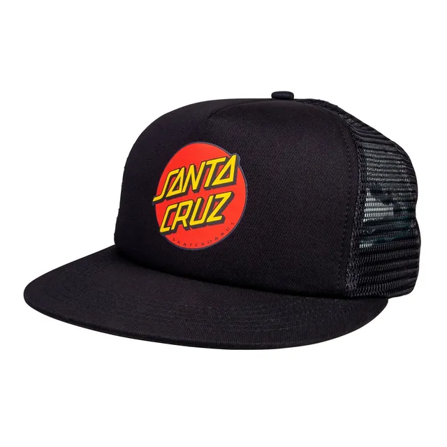 santa-cruz-skateboards-classic-dot-mesh-cap-cappellino-trucker image 1