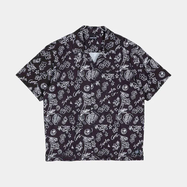 santa-cruz-skateboards-finn-short-sleeve-shirt-camicia-maniche-corte-fantasia image 1