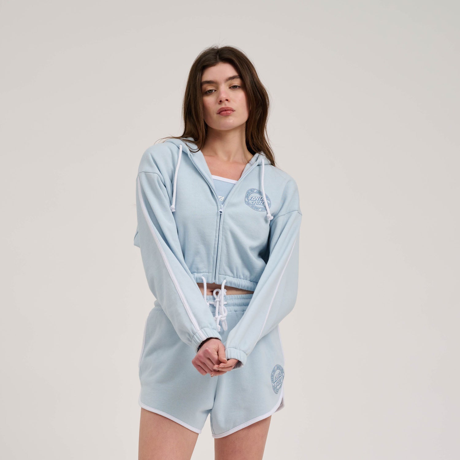santa-cruz-skateboards-check-outline-ringed-dot-zip-felpa-con-zip-donna image 3