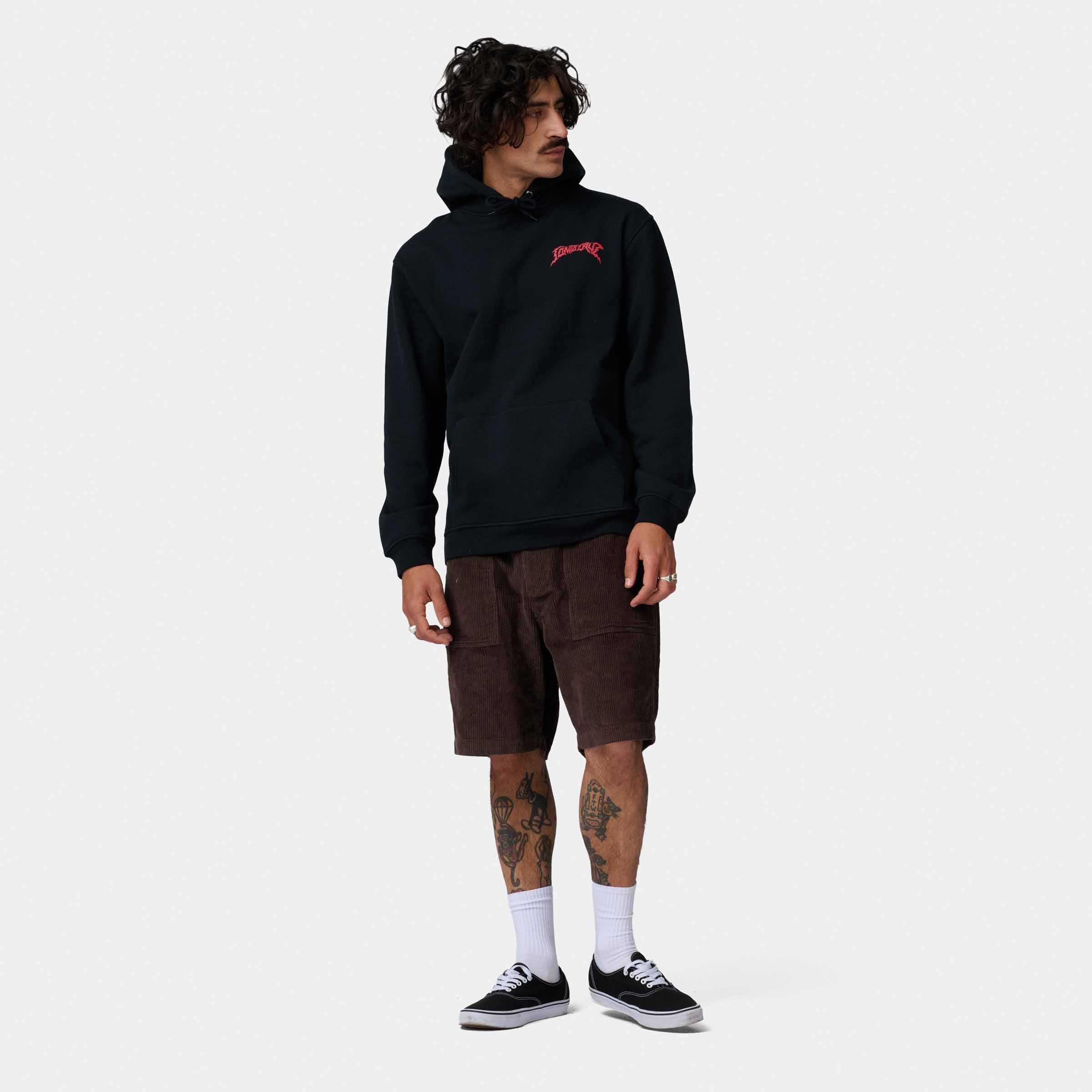 santa-cruz-skateboards-out-of-time-felpa-con-cappuccio image 6