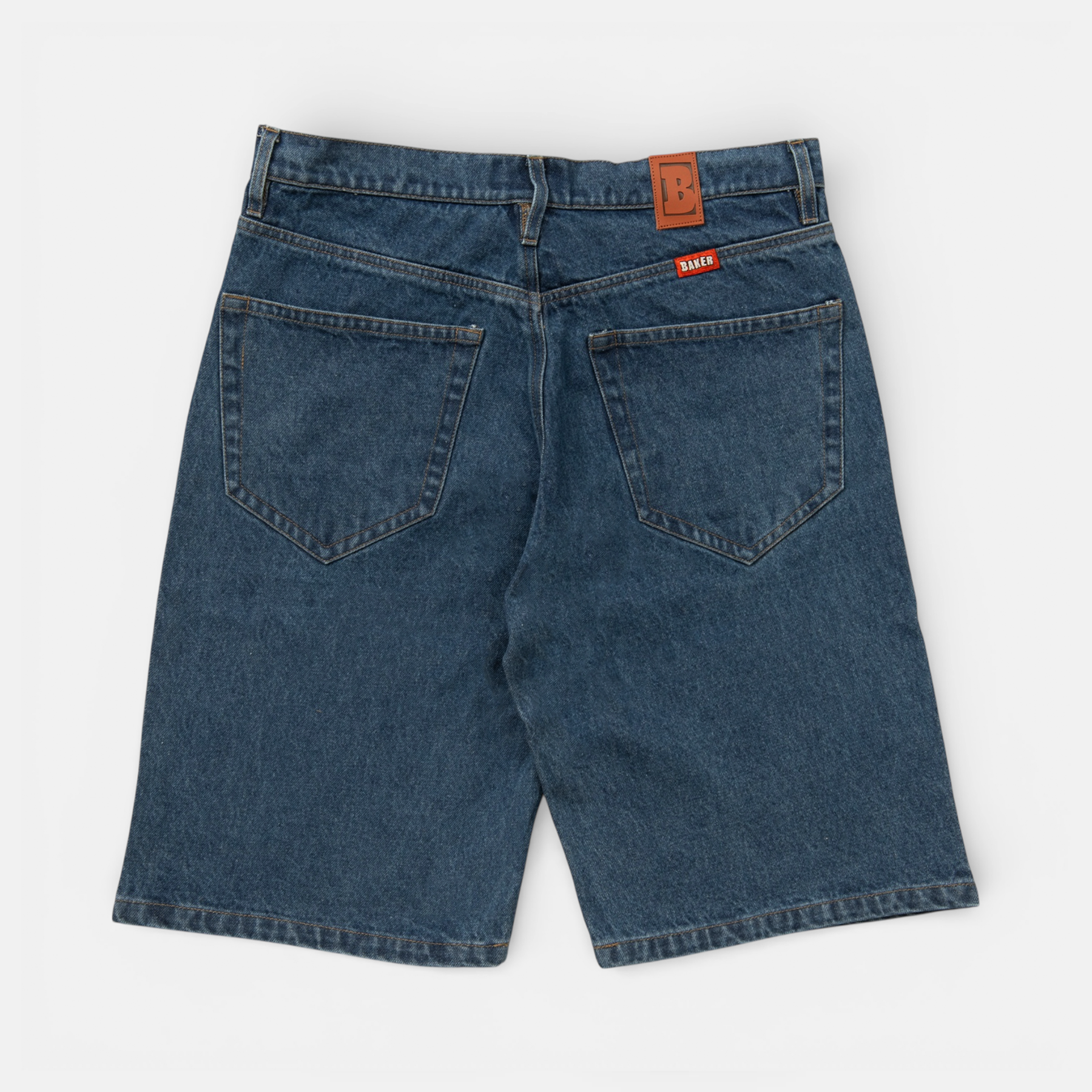 baker-skateboards-warner-jean-shorts-blue-pantaloncini-denim-blu image 2