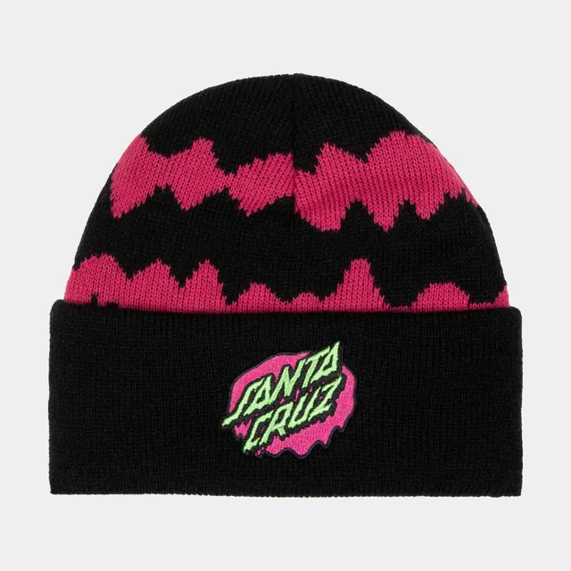 santa-cruz-slime-stripe-beanie-bambino image 1