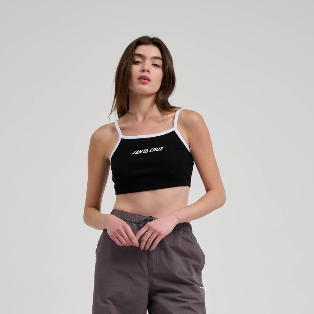 santa-cruz-skateboards-strip-contrast-vest-donna-canotta-cropped image 3