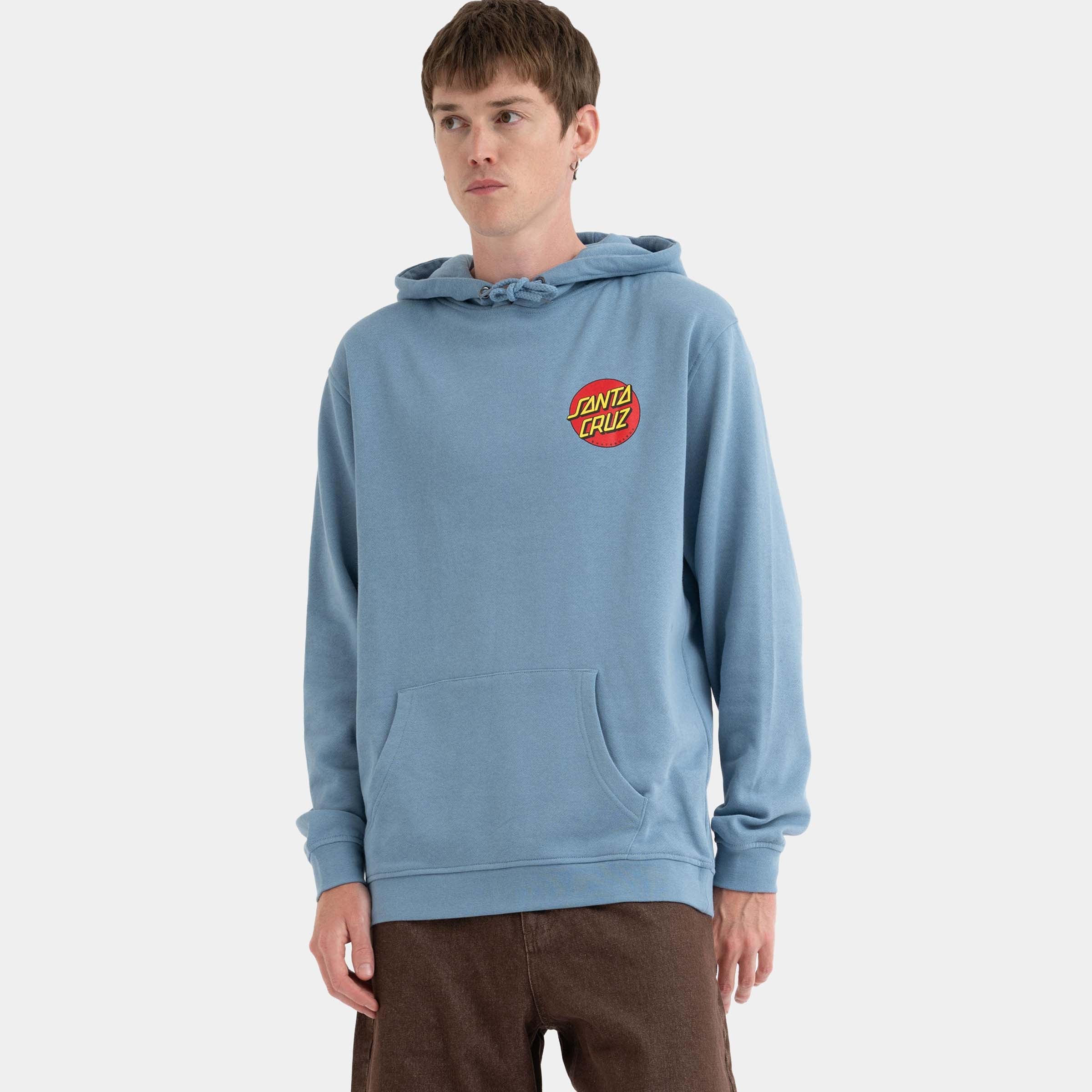 santa-cruz-skateboards-classic-dot-chest-hoodie-felpa-cappuccio image 3