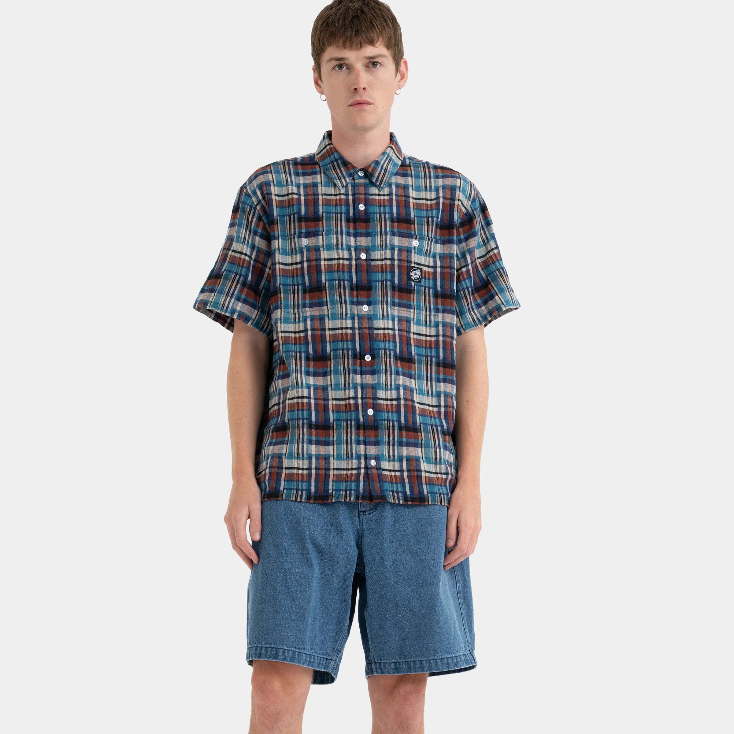 santa-cruz-skateboards-milo-camicia-manica-corta image 3