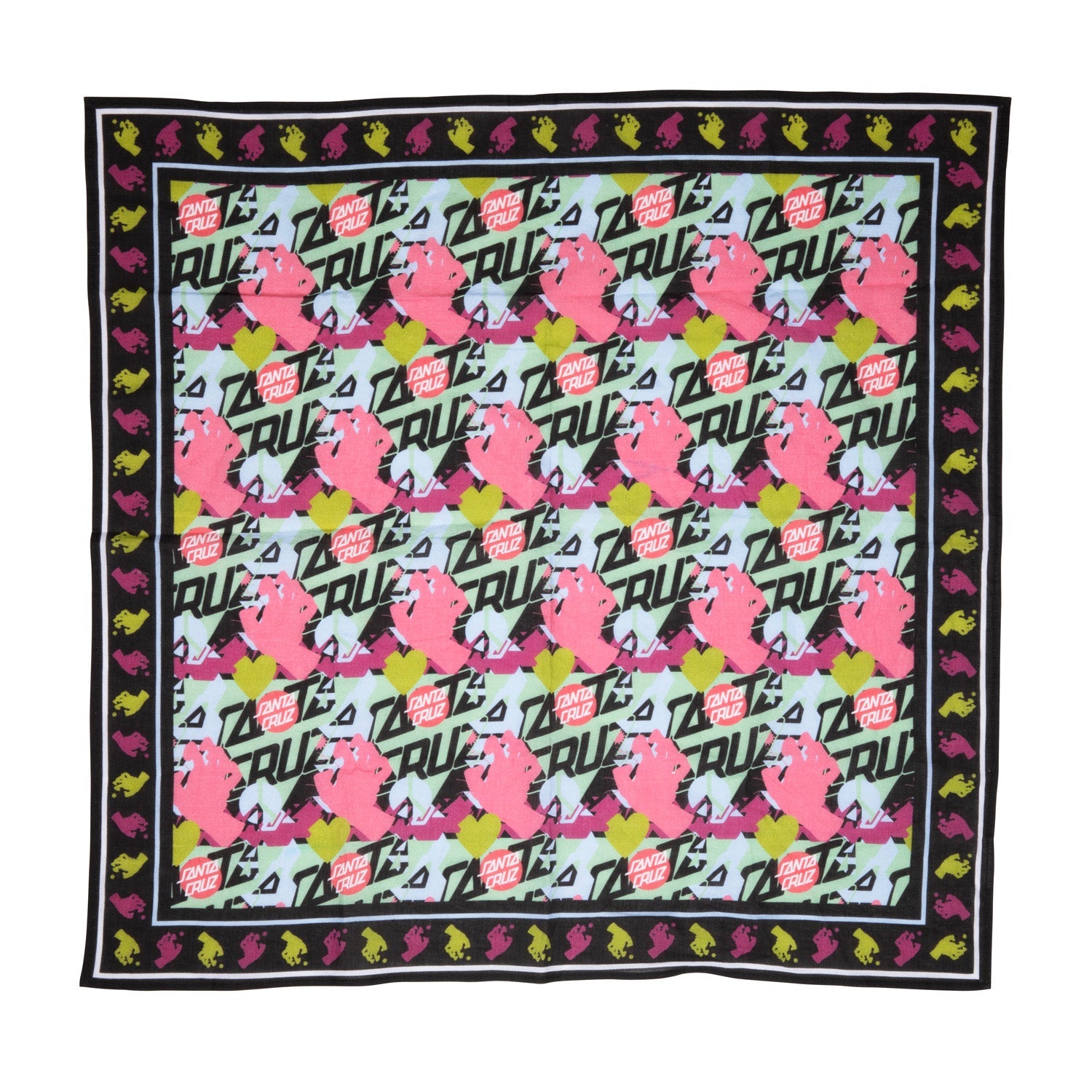 santa-cruz-skateboards-all-in-square-scarf-sciarpa-cotone-organico image 1