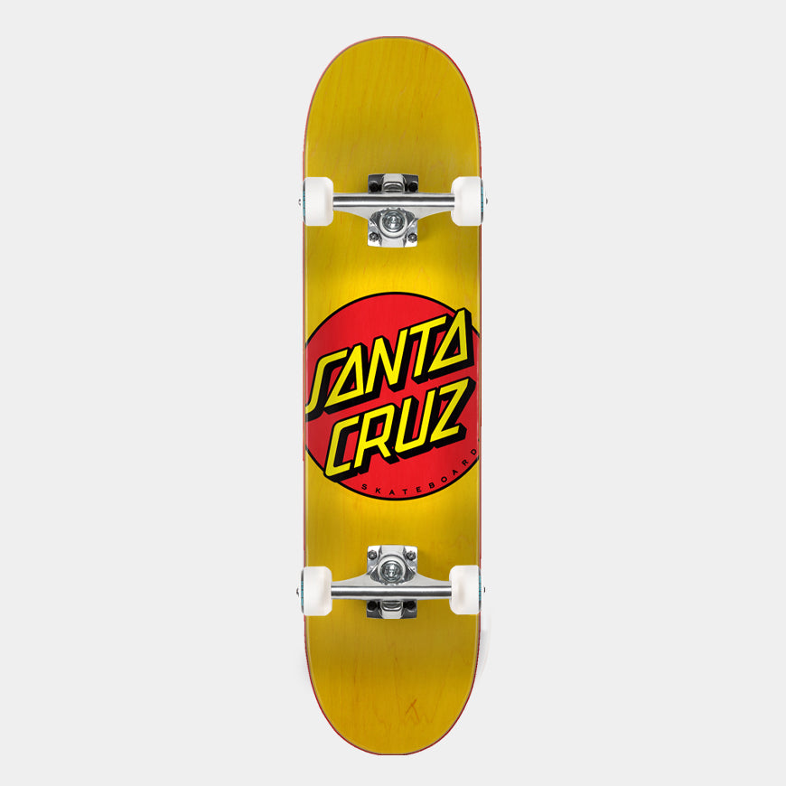 santa-cruz-skateboards-classic-dot-build-at-home-complete-skateboard-7-75in-x-31 image 2