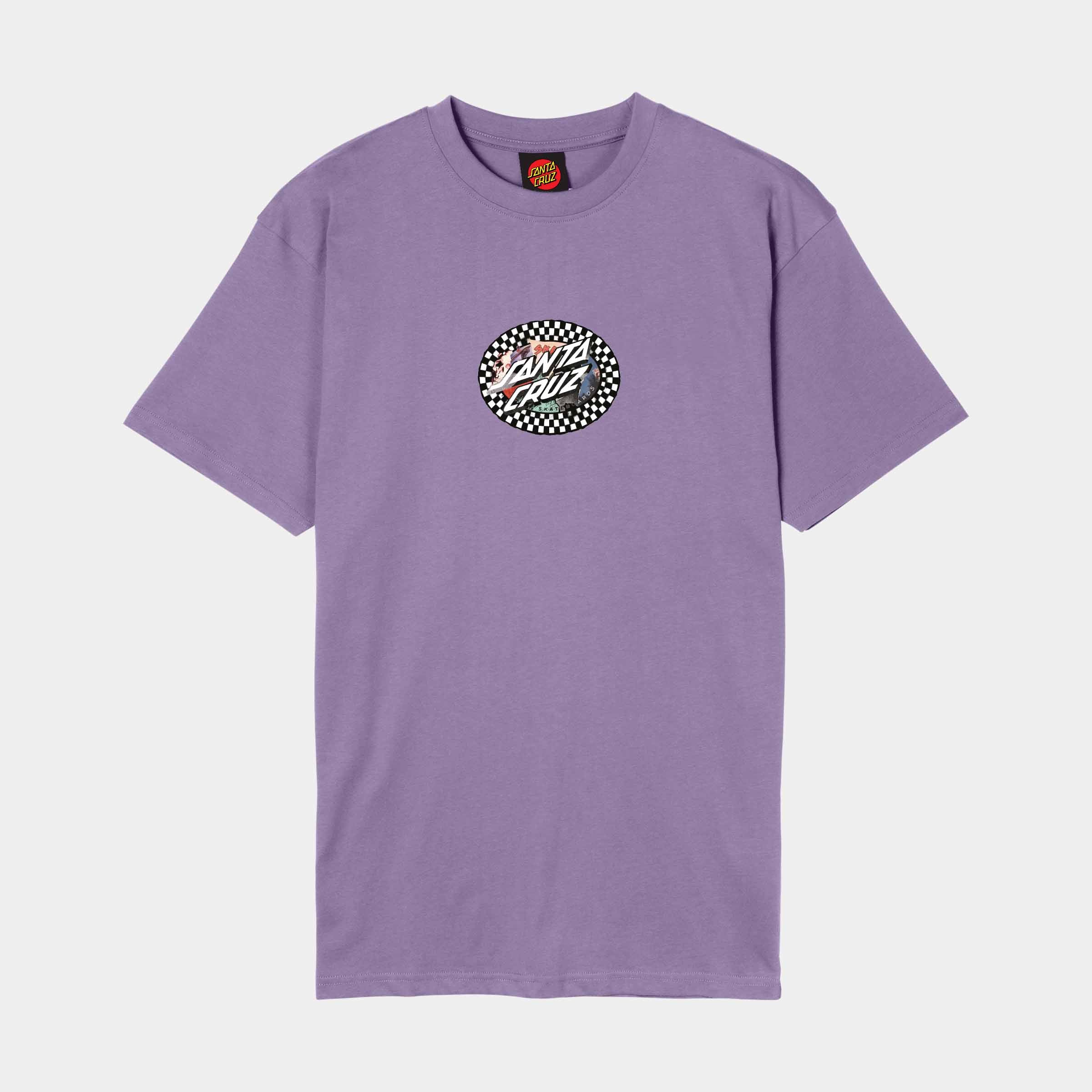 santa-cruz-skateboards-collage-oval-dot-t-shirt-uomo image 1