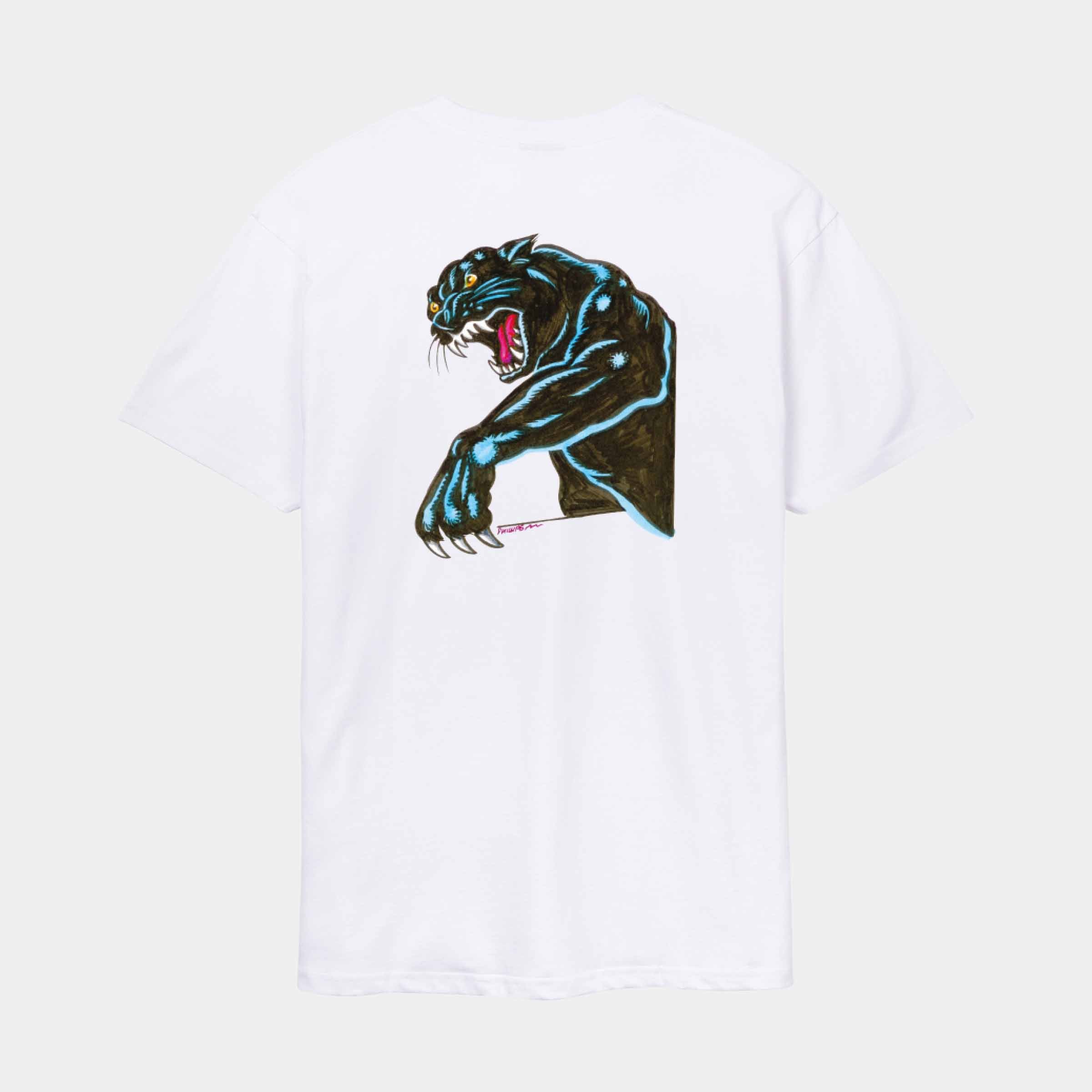 santa-cruz-skateboards-natas-sketch-panther-t-shirt-uomo image 1
