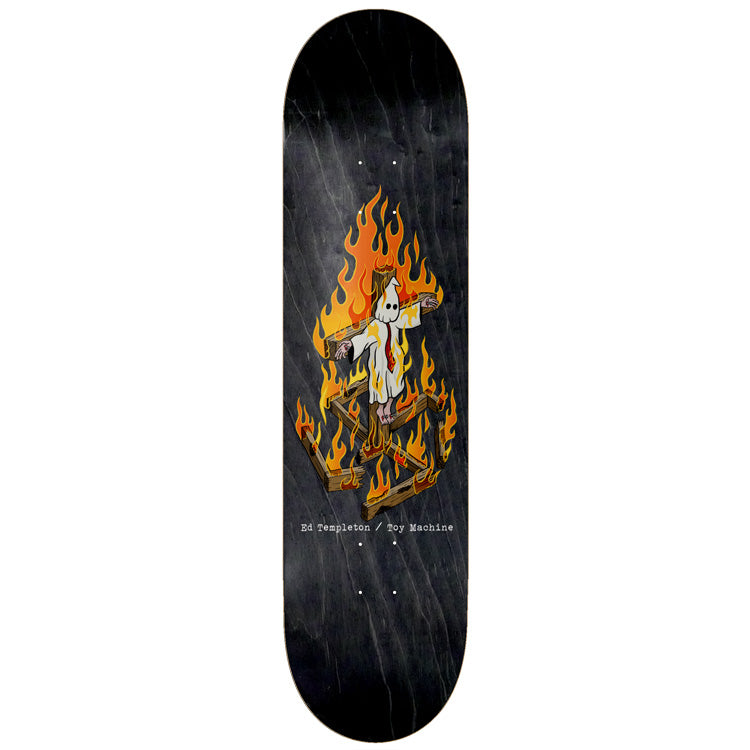 toy-machine-ed-templeton-charred-cross-8-50-tavola-skateboard-pro-deck image 1