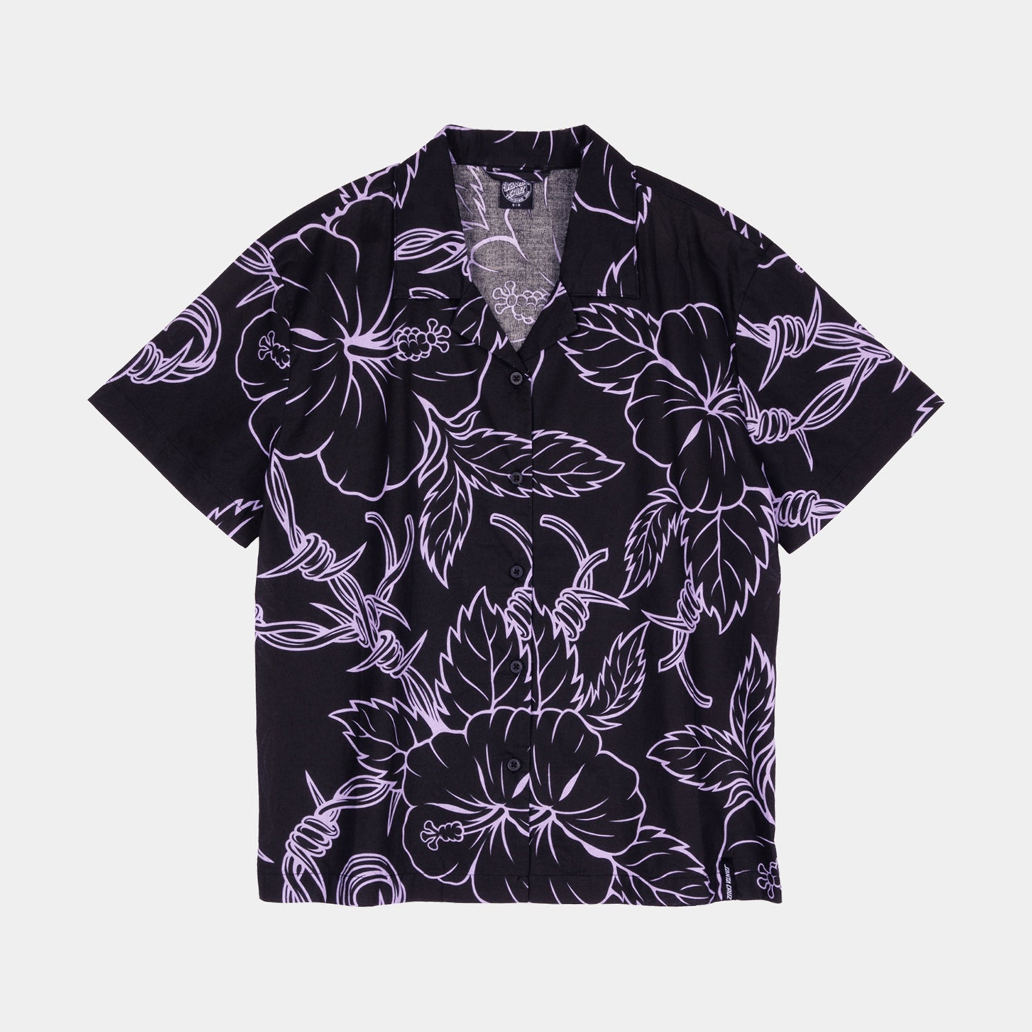 santa-cruz-skateboards-mono-cabana-shirt-camicia-camp-collar-oversize image 1