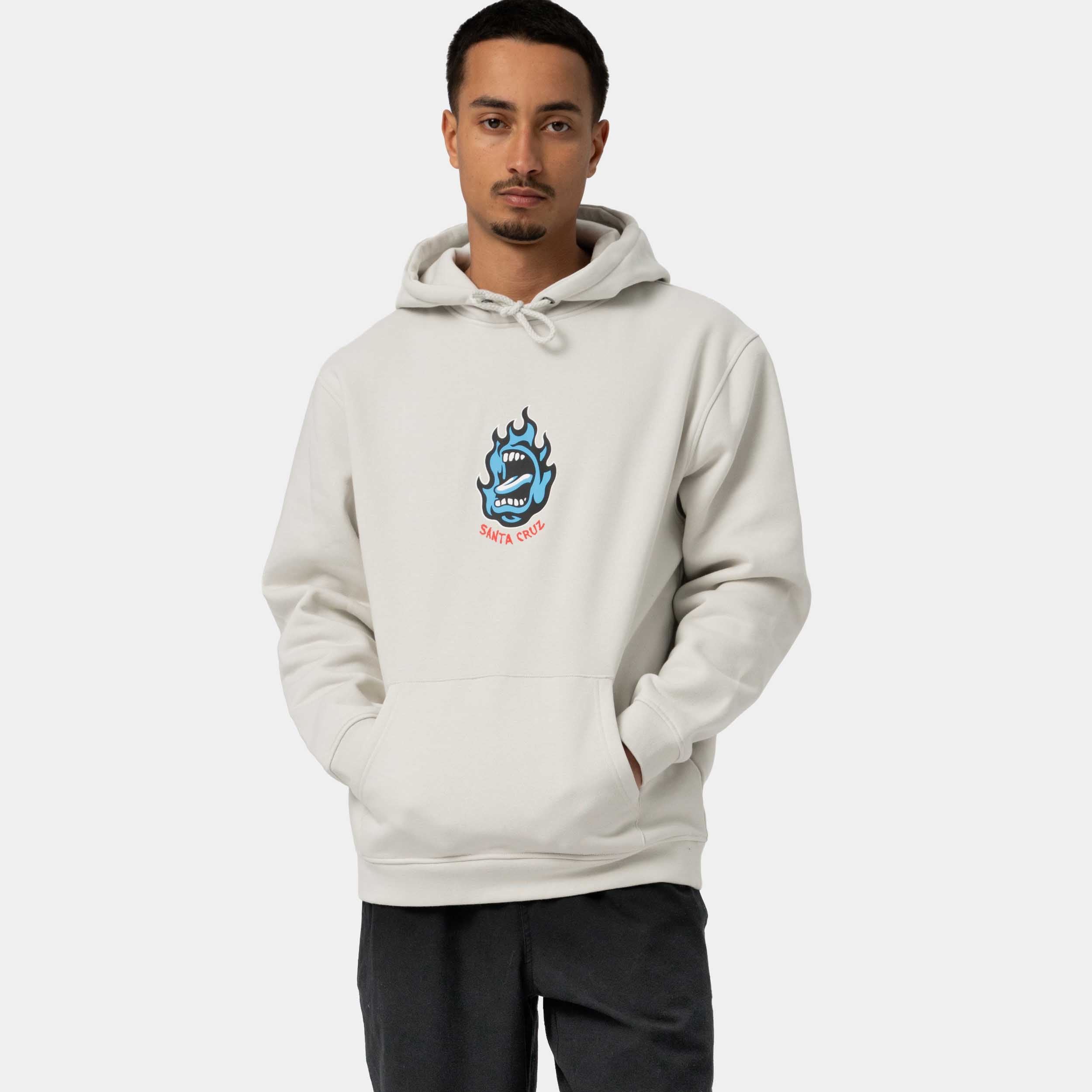 santa-cruz-skateboards-screaming-flame-front-felpa-hoodie-unisex image 3