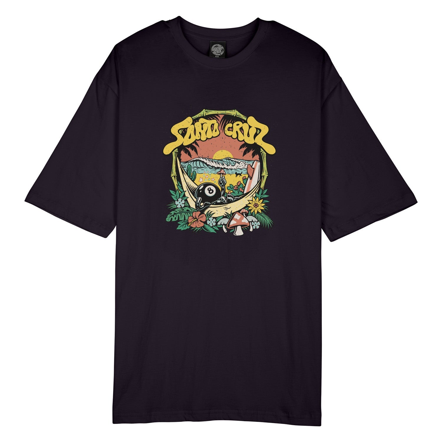 santa-cruz-skateboards-winkowski-8baller-trip-t-shirt-frontale image 1