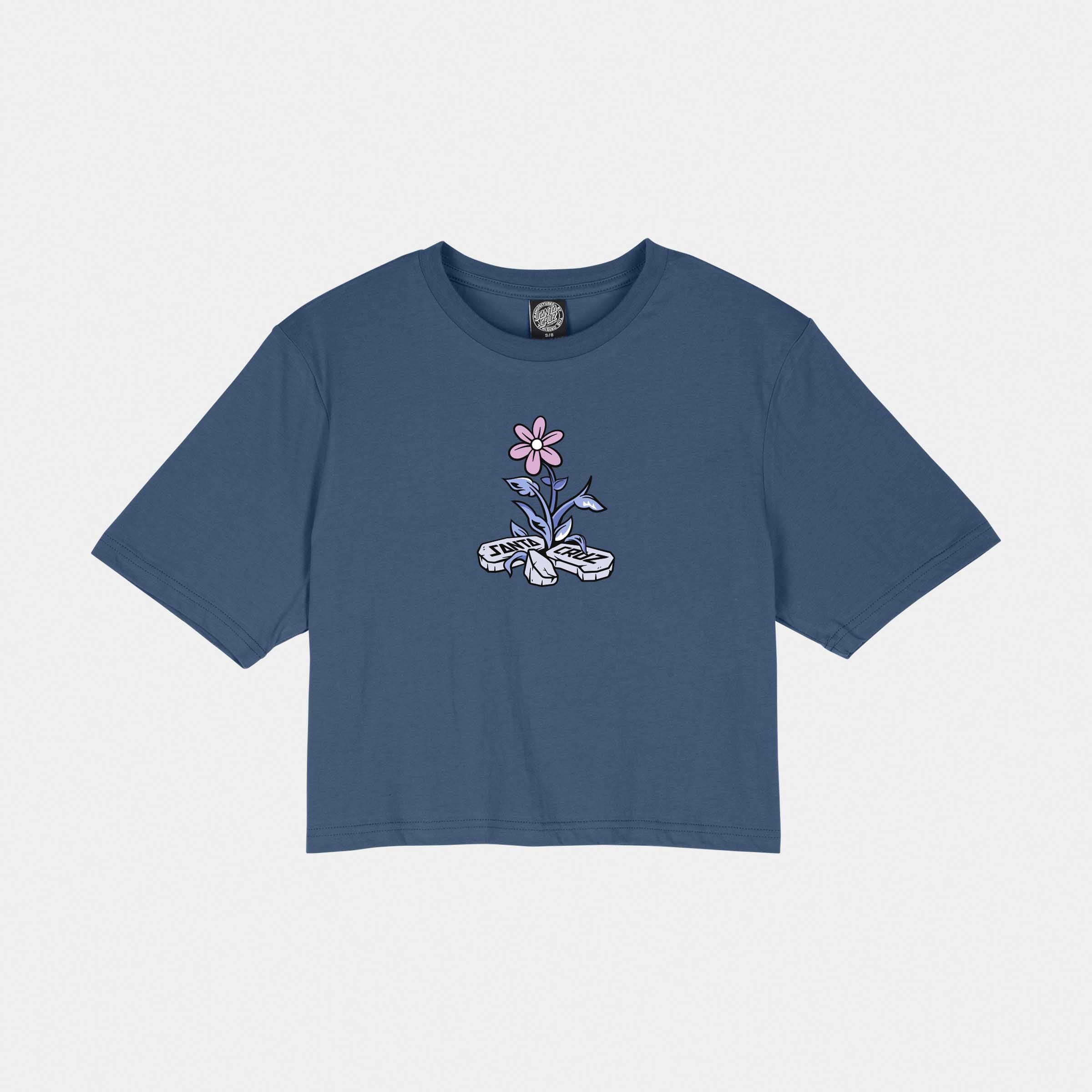 santa-cruz-skateboards-flourish-t-shirt-donna-cropped image 1