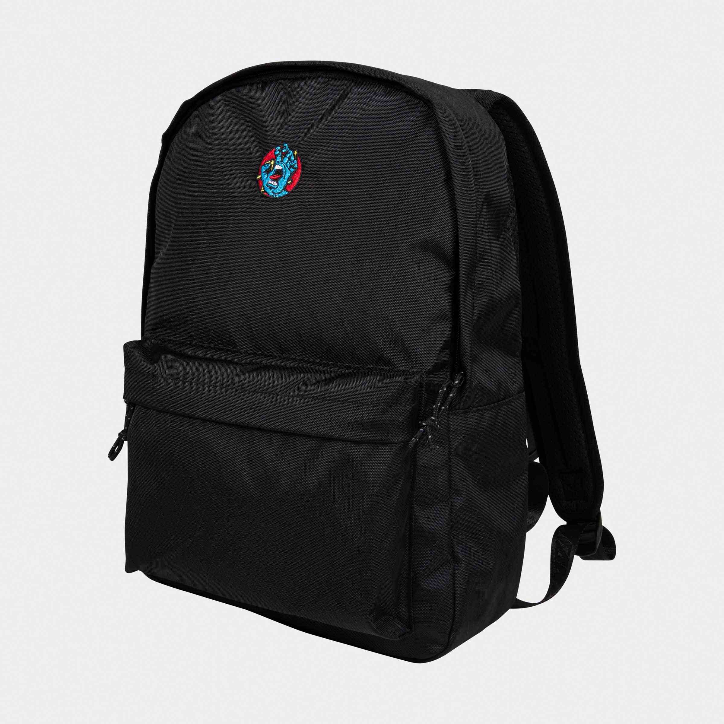 santa-cruz-skateboards-hand-dot-emb-zaino-10-5-l-nero image 1
