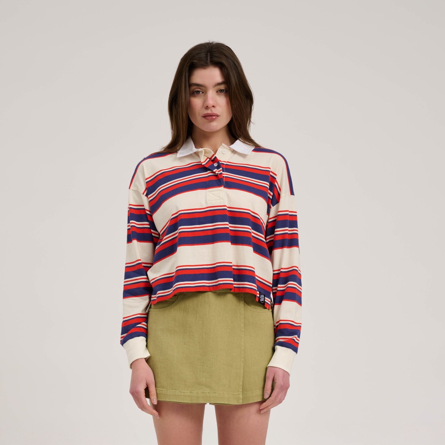 santa-cruz-skateboards-monterey-crop-polo-top-donna image 3