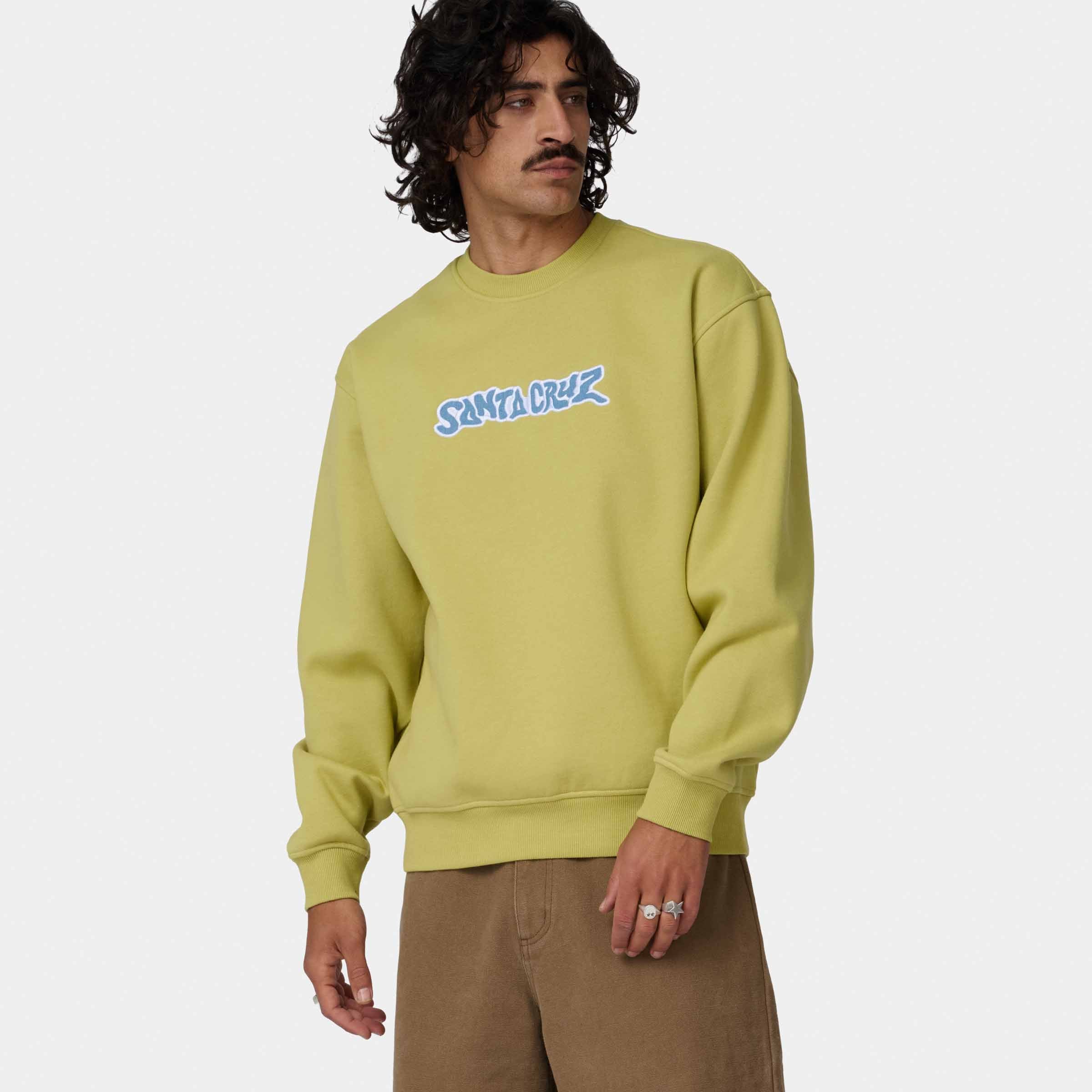 santa-cruz-skateboards-patch-strip-felpa-crew image 2