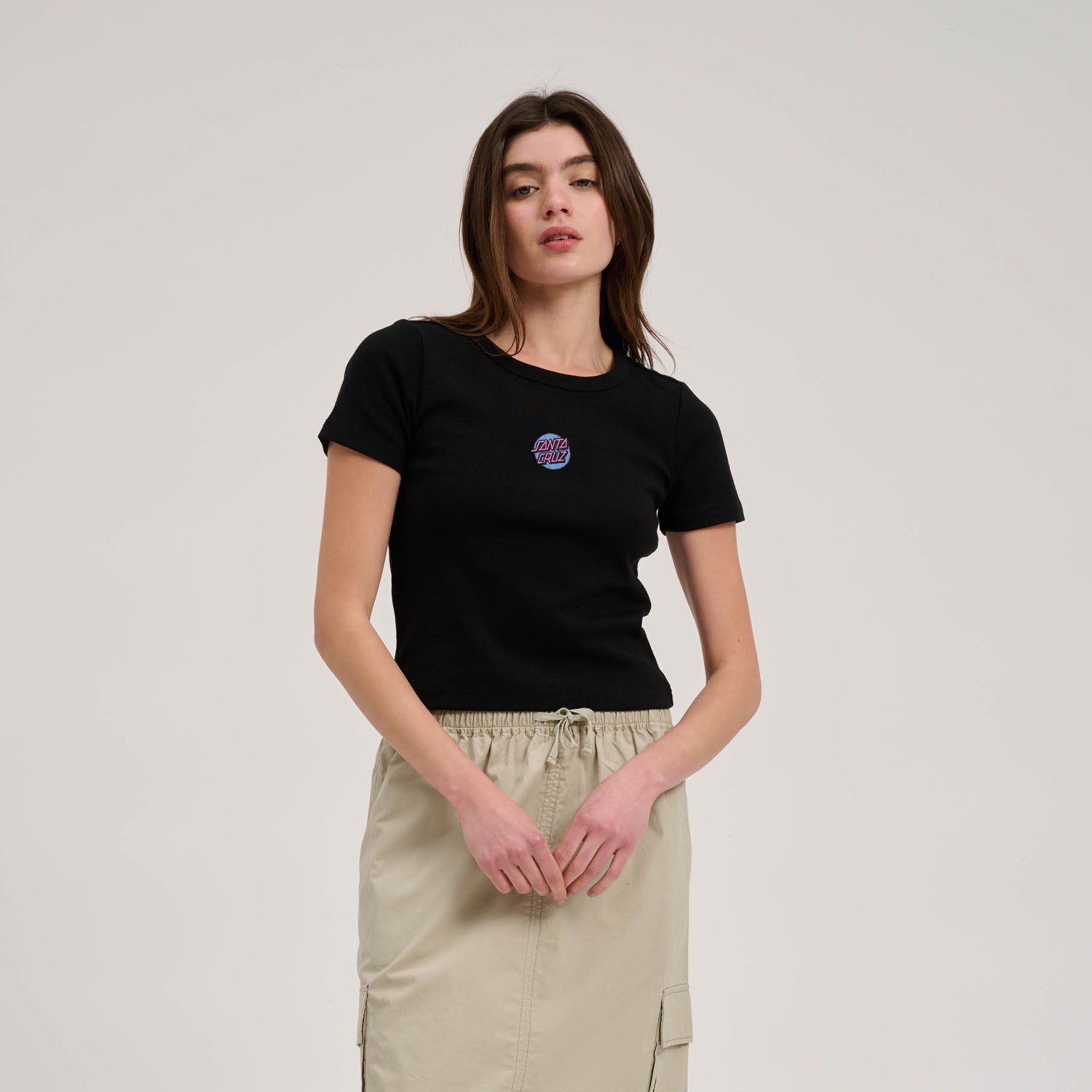 santa-cruz-skateboards-other-dot-emb-t-shirt-donna-fit-anni-90 image 3