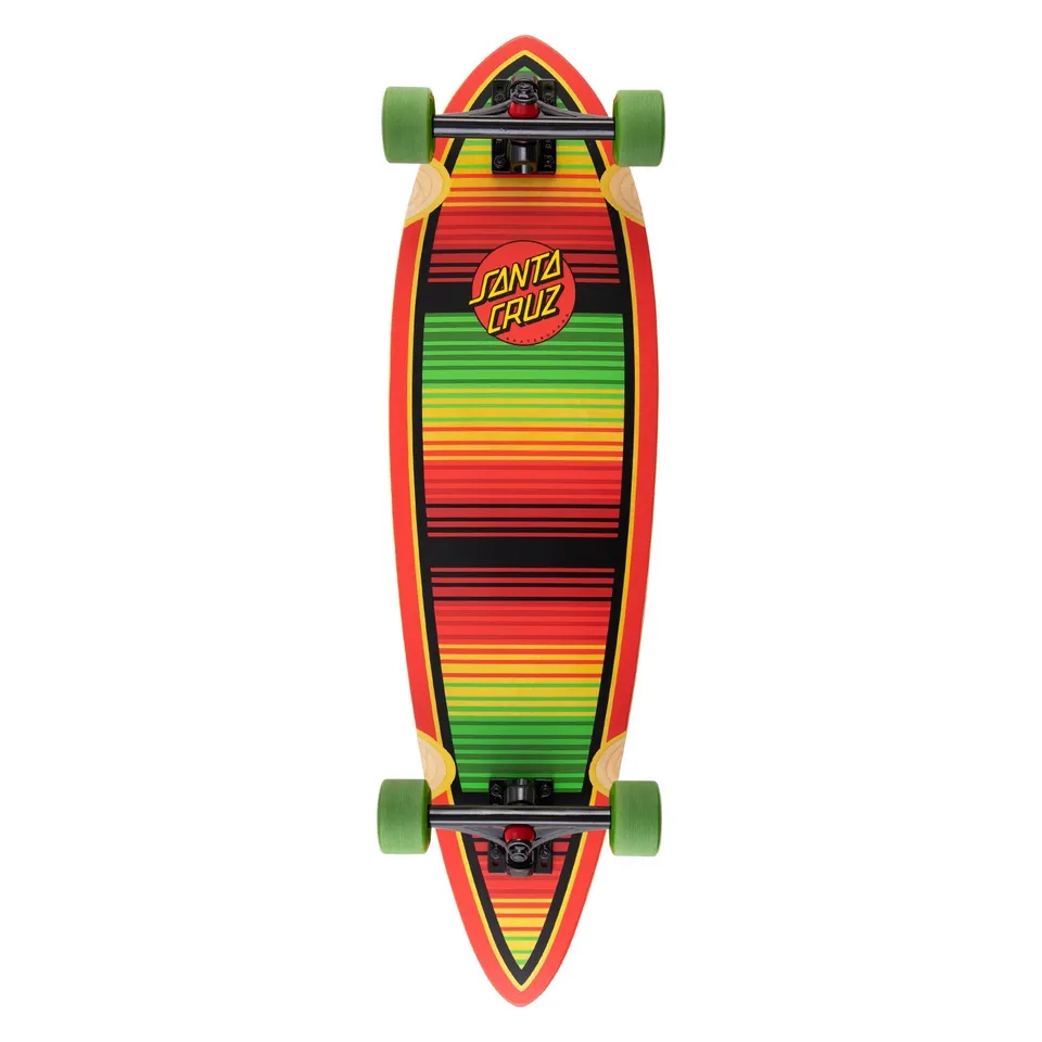 santa-cruz-serape-dot-pintail-longboard-9-2in-x-33in image 1