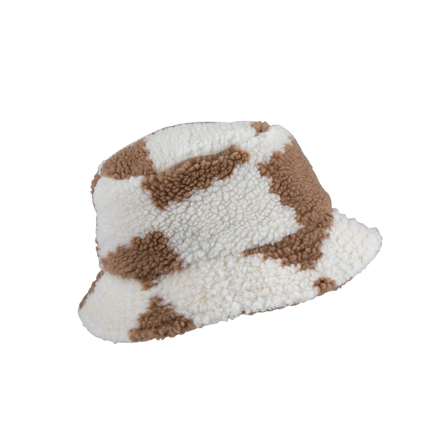 santa-cruz-skateboards-sydney-bucket-hat-cappello-in-sherpa-fleece-con-pattern image 2
