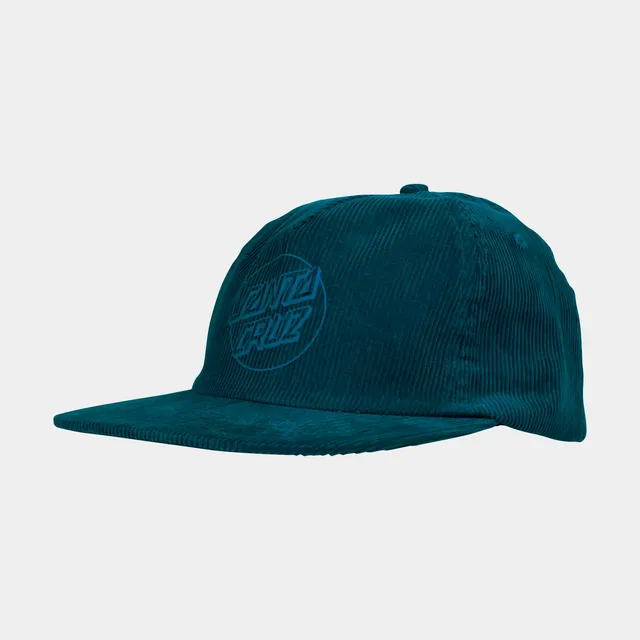 santa-cruz-skateboards-opus-dot-snapback-cappellino-5-pannelli-in-velluto-e-deni image 1