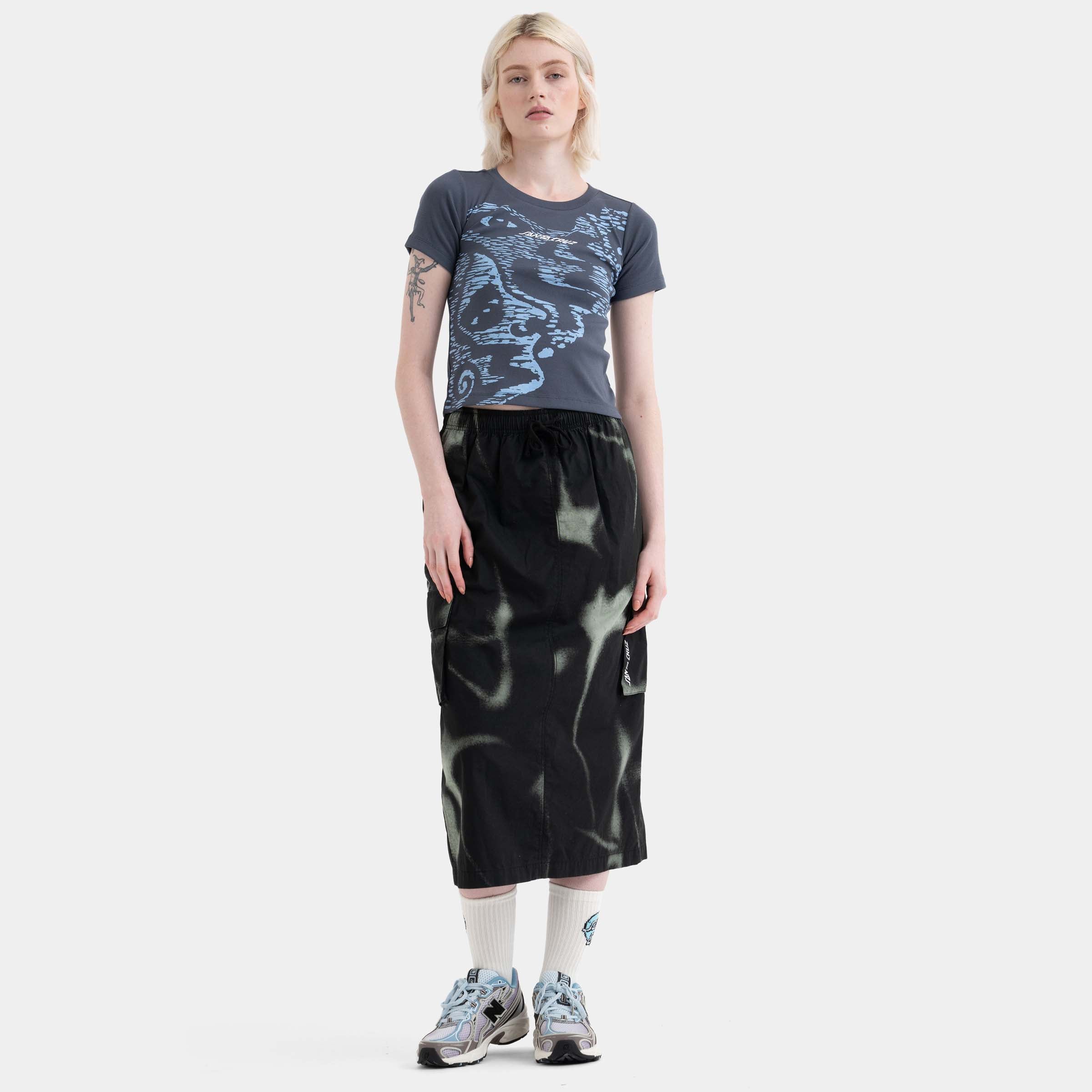 santa-cruz-skateboards-strip-cargo-skirt-gonna-midi-cargo-donna image 6