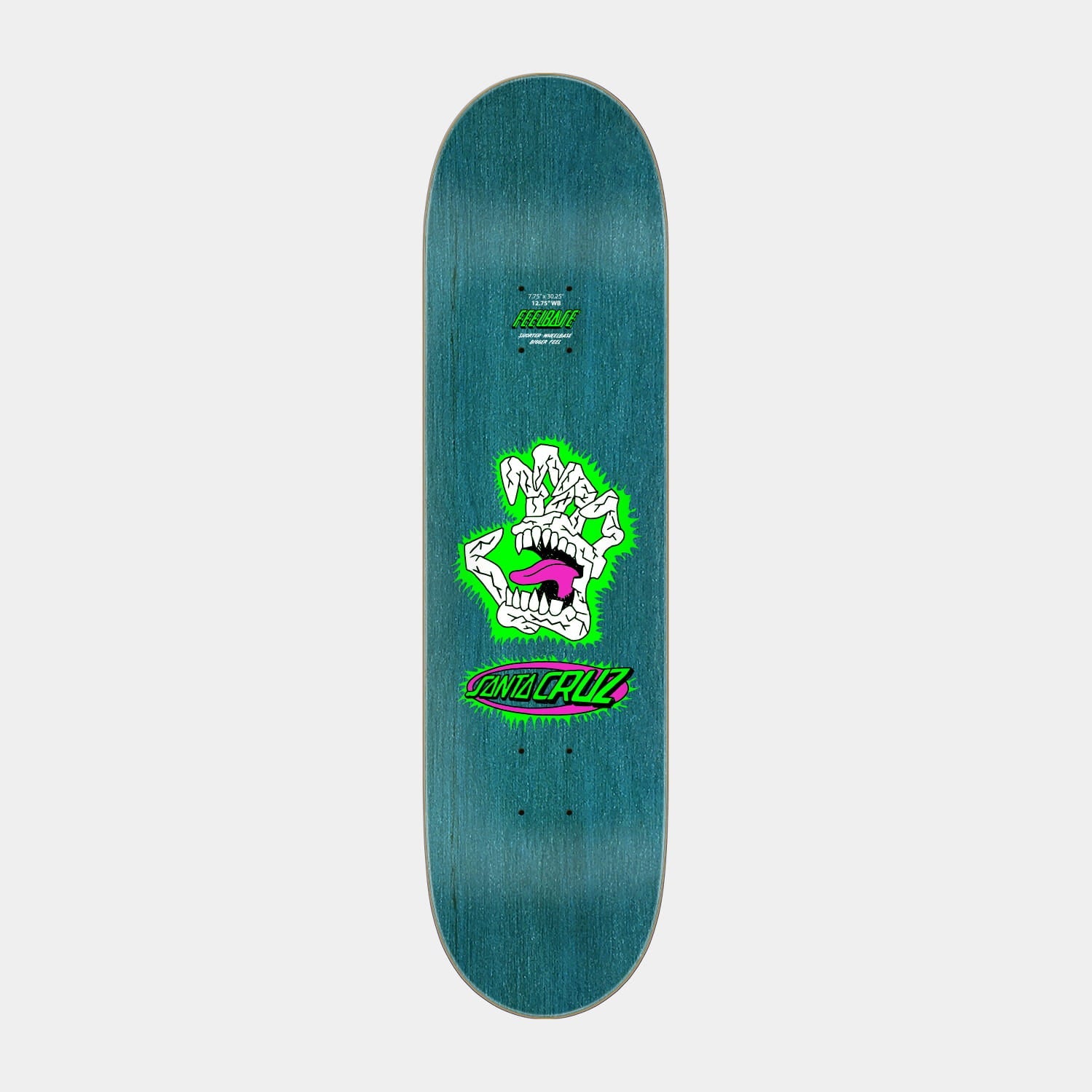 santa-cruz-skateboards-scribble-head-feelbase-tavola-skateboard-7-75-x-30-25 image 2
