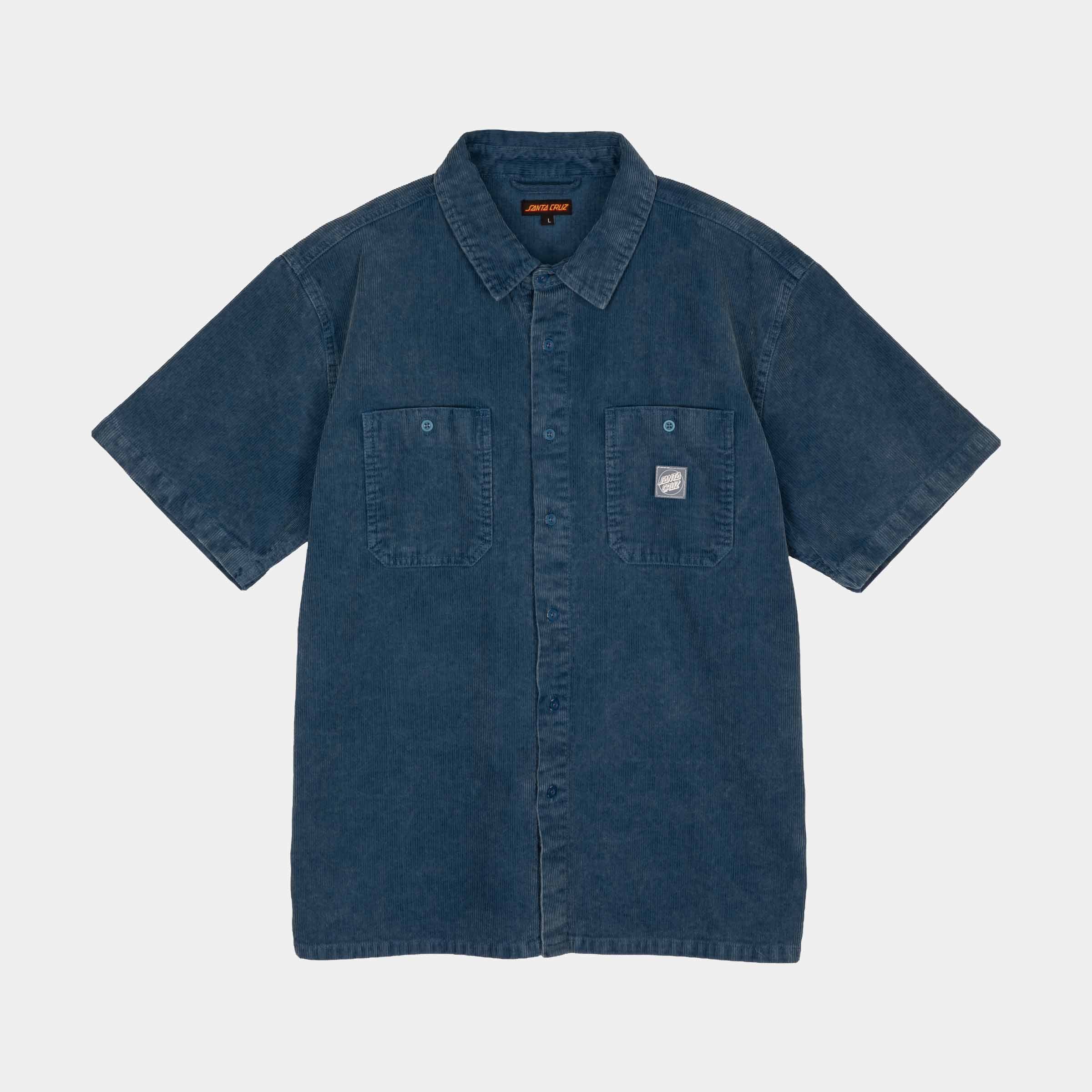 santa-cruz-skateboards-jimi-camicia-manica-corta-corduroy-regular-fit image 1