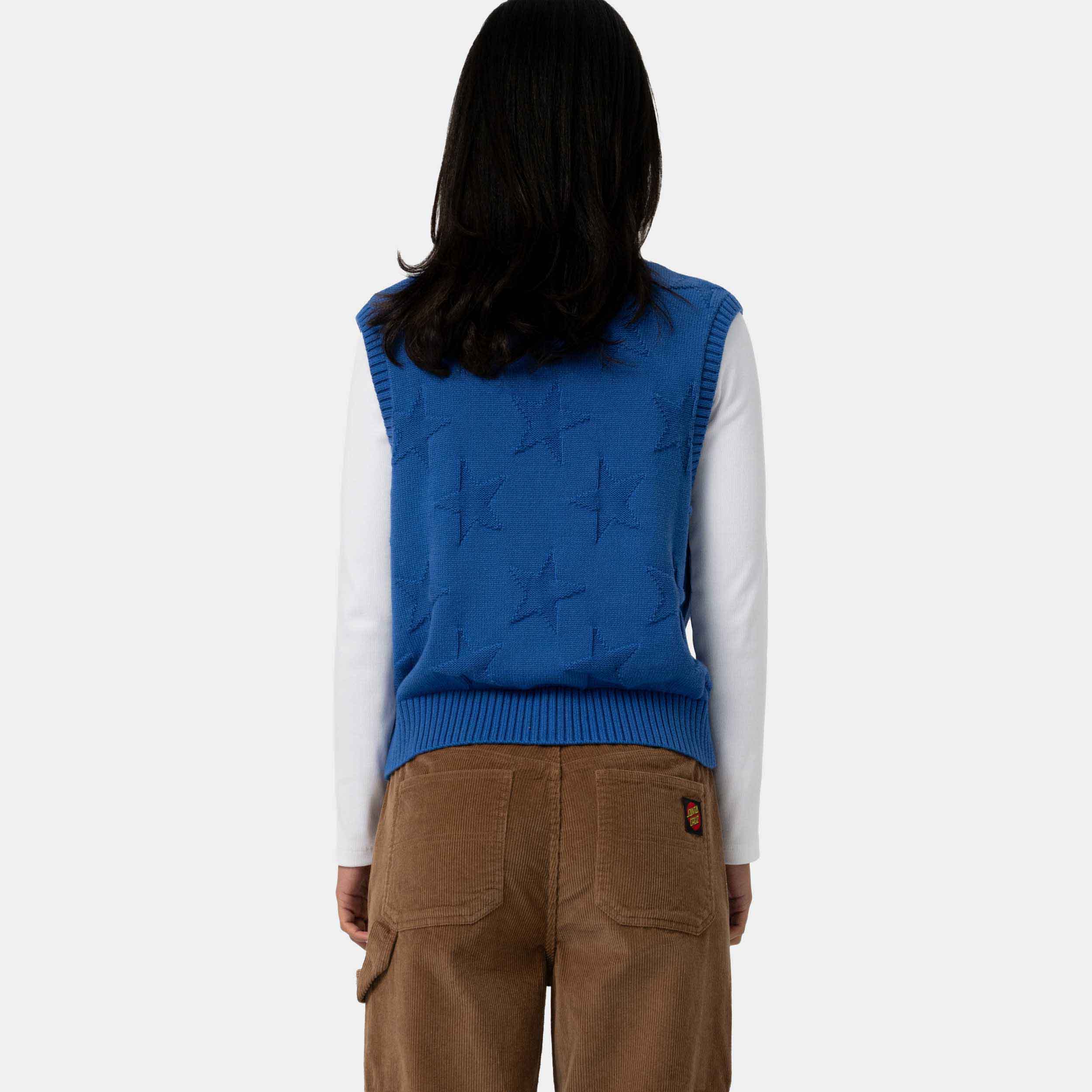 santa-cruz-skateboards-opus-dot-knit-vest-gilet-donna image 4