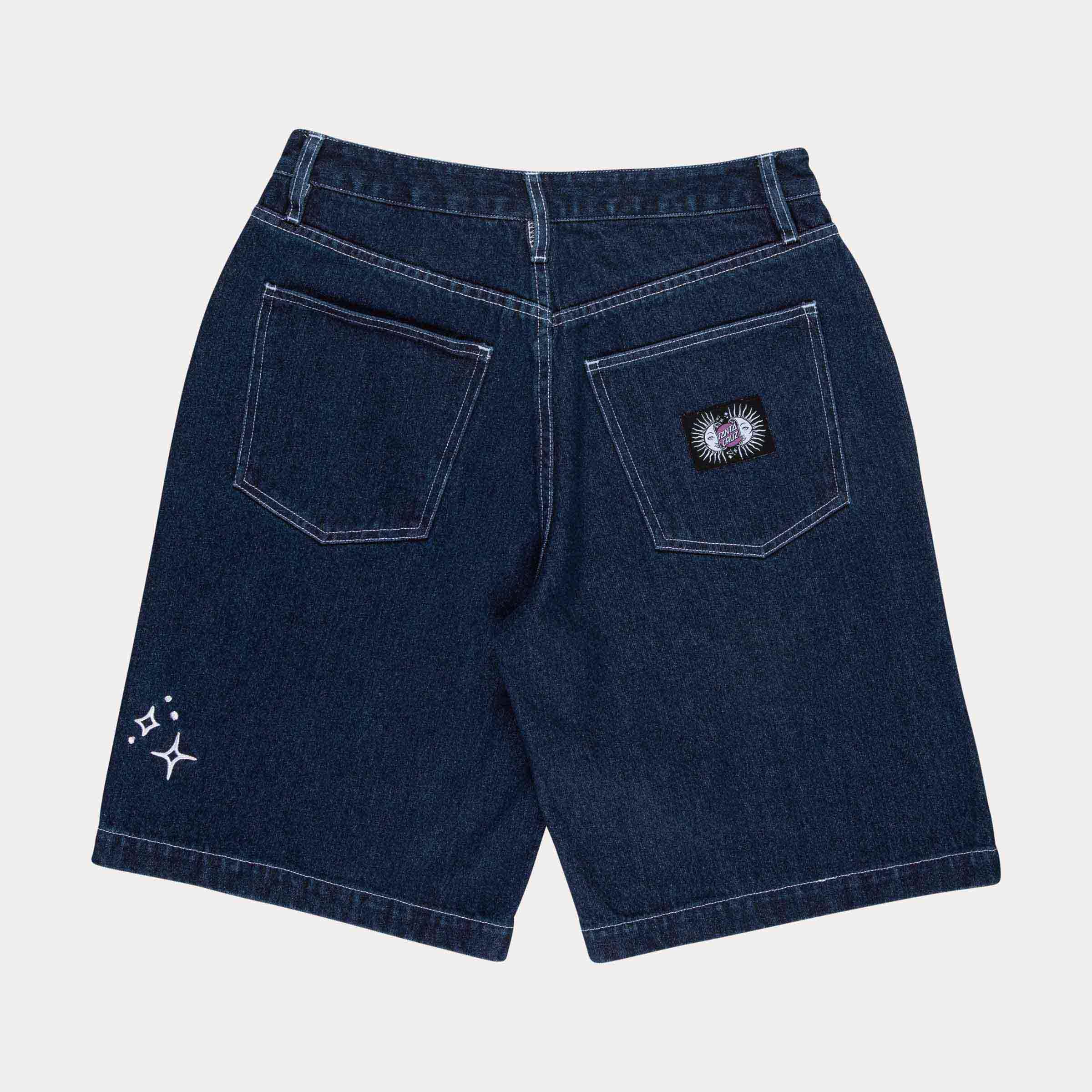 santa-cruz-skateboards-split-sun-shorts-in-denim-donna image 2