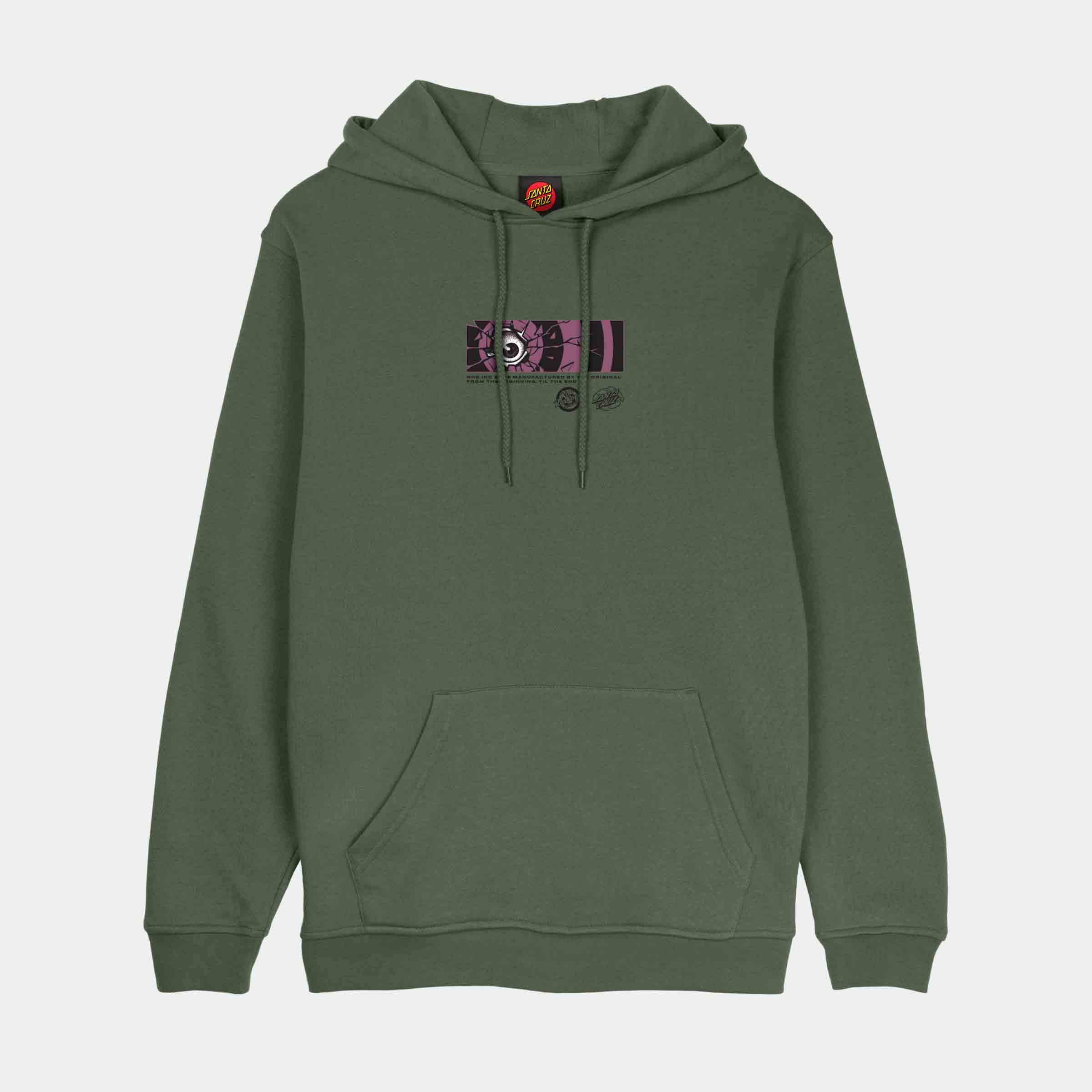 santa-cruz-skateboards-roskopp-dissect-strip-hoodie-felpa-con-cappuccio image 2