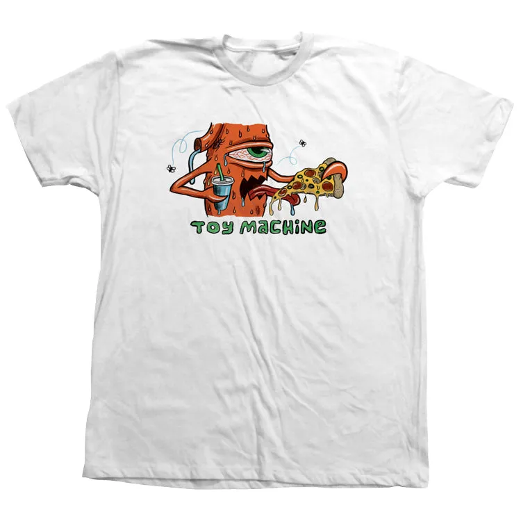 toy-machine-pizza-tee-leo-romero-t-shirt-skate image 1