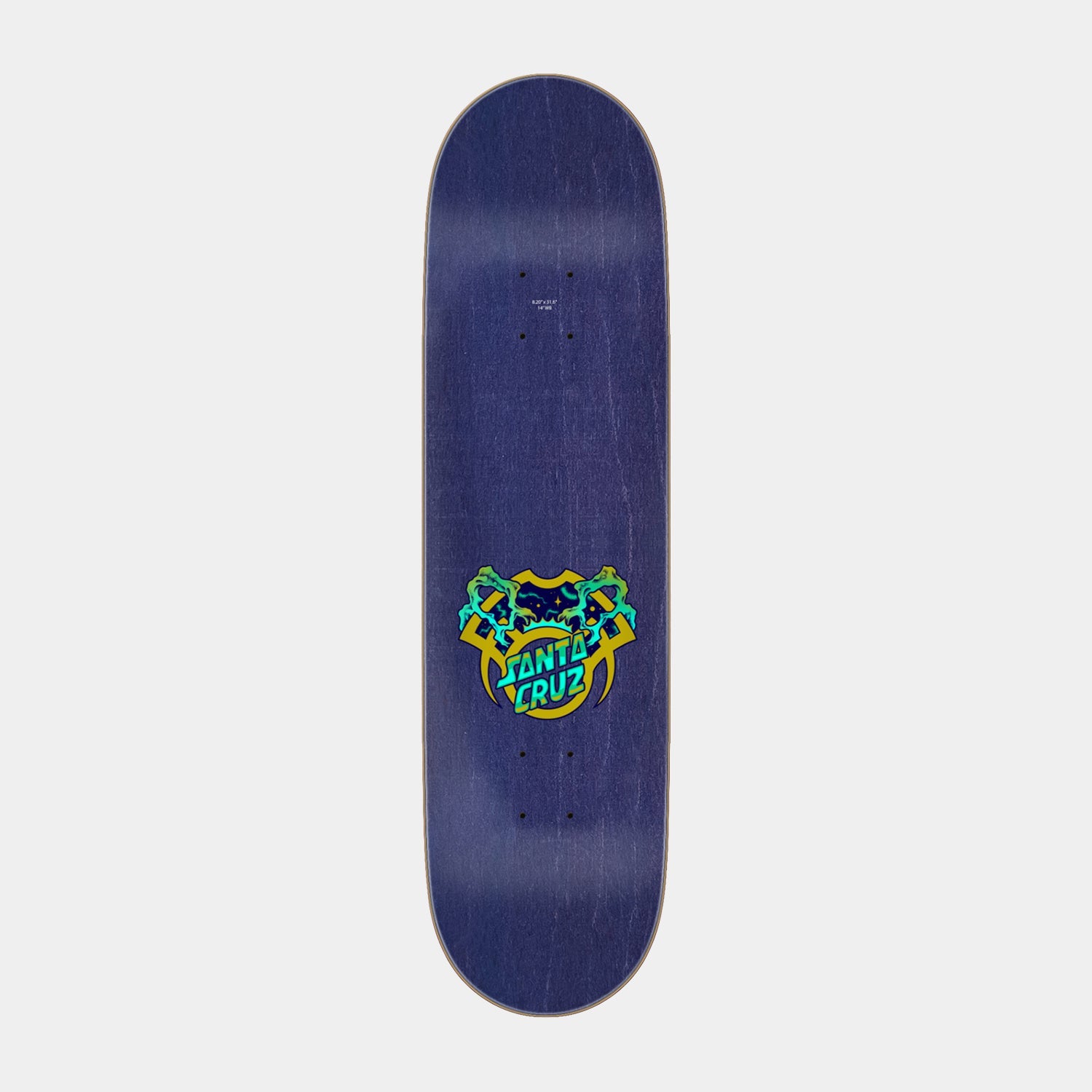 santa-cruz-skateboards-asta-space-cat-twin-pro-deck-8-2in-x-31-6in image 2