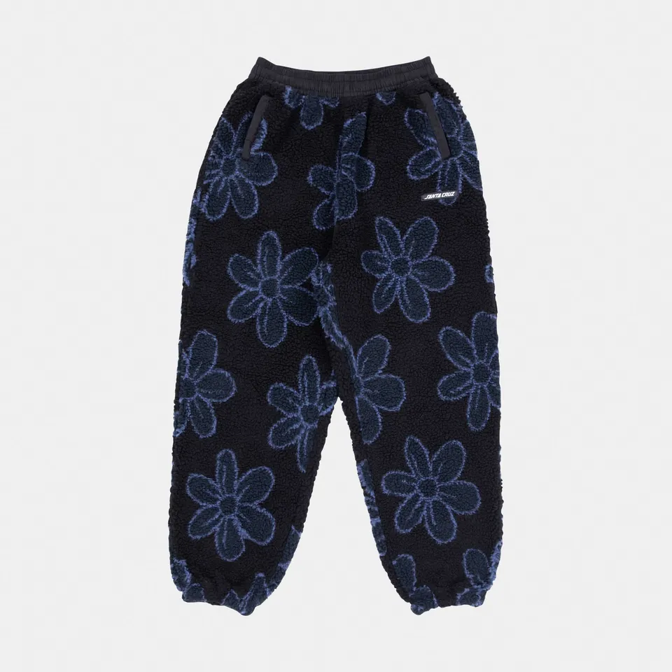 santa-cruz-skateboards-homebody-pantaloni-tuta-donna-sherpa-jacquard image 1