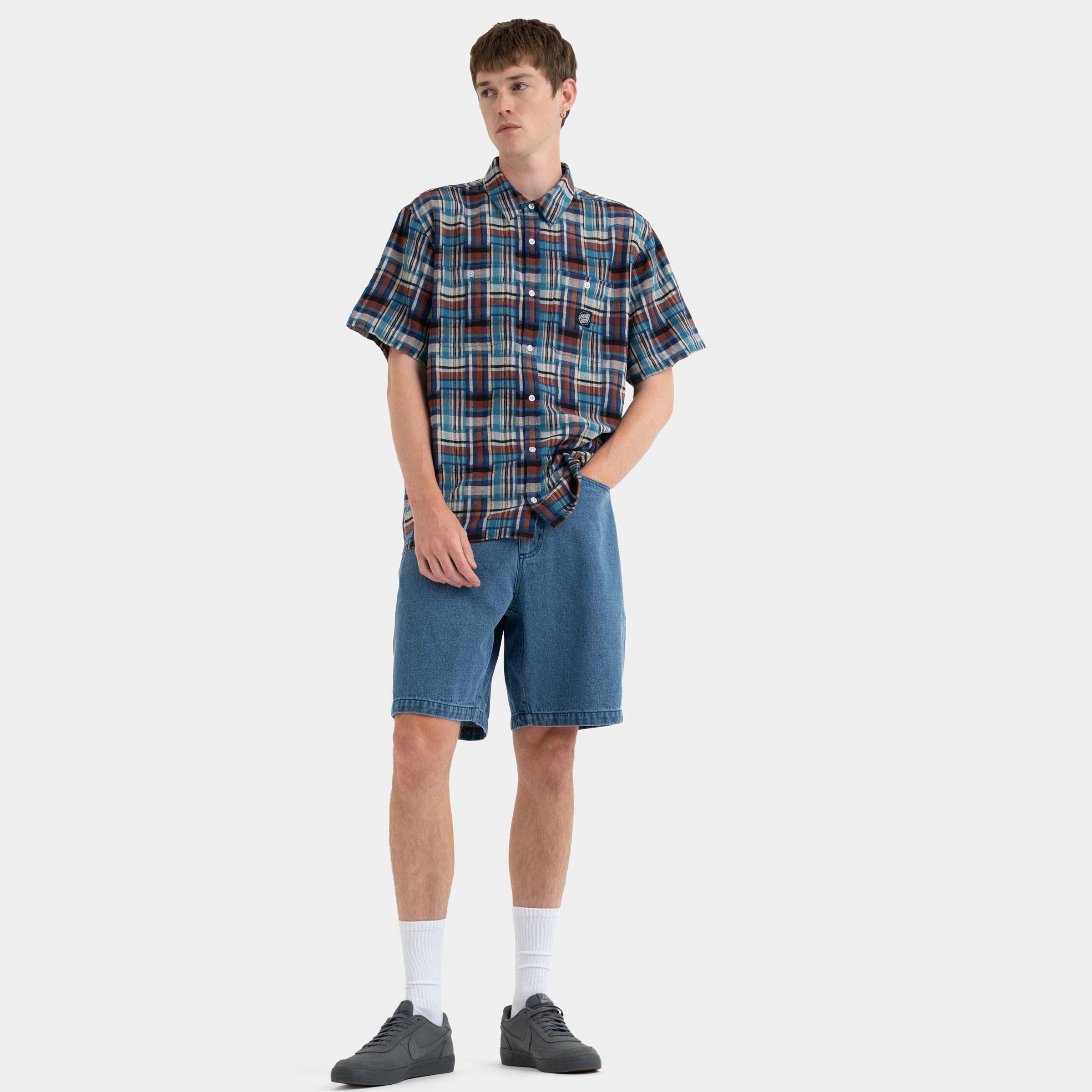 santa-cruz-skateboards-milo-camicia-manica-corta image 6