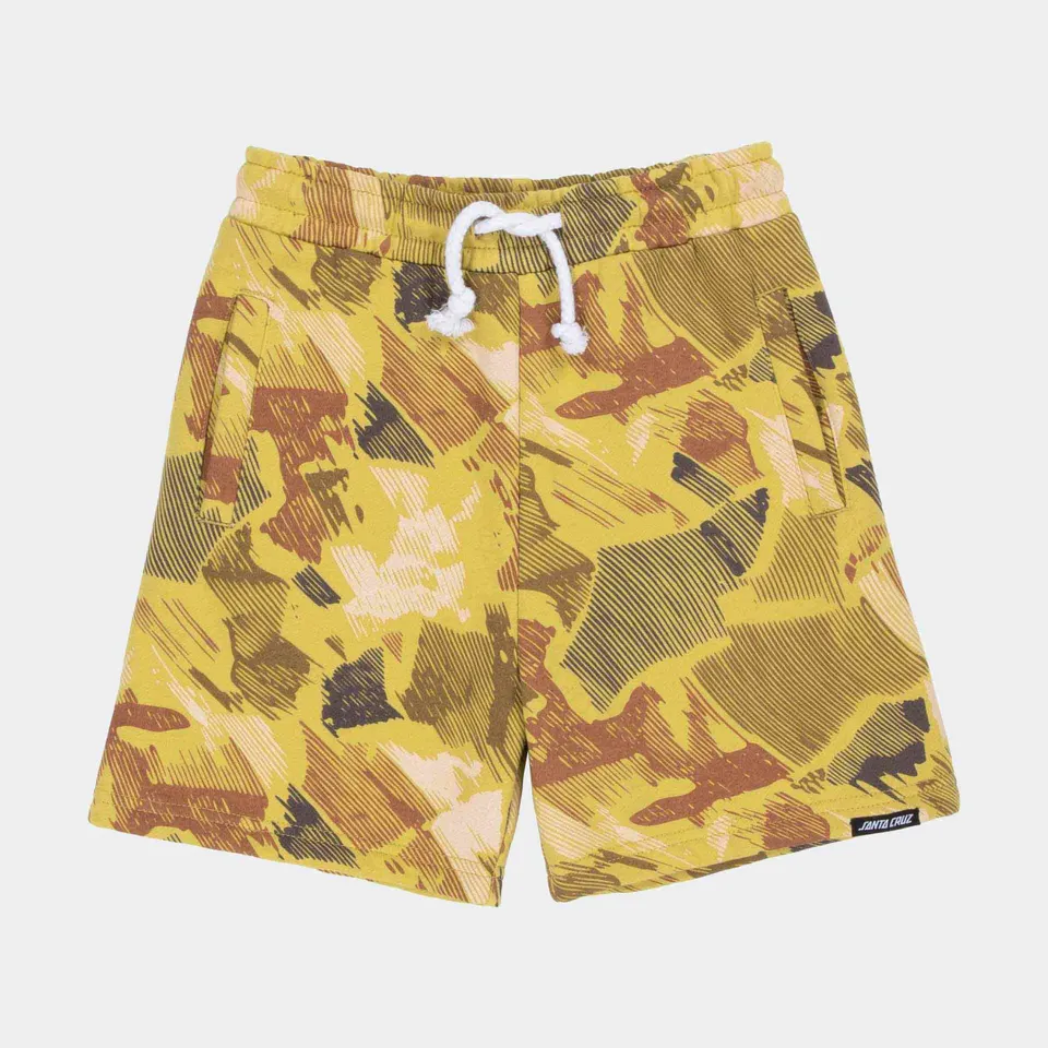 santa-cruz-skateboards-youth-strip-oval-shorts-pantaloncini-felpa-ragazzo image 1