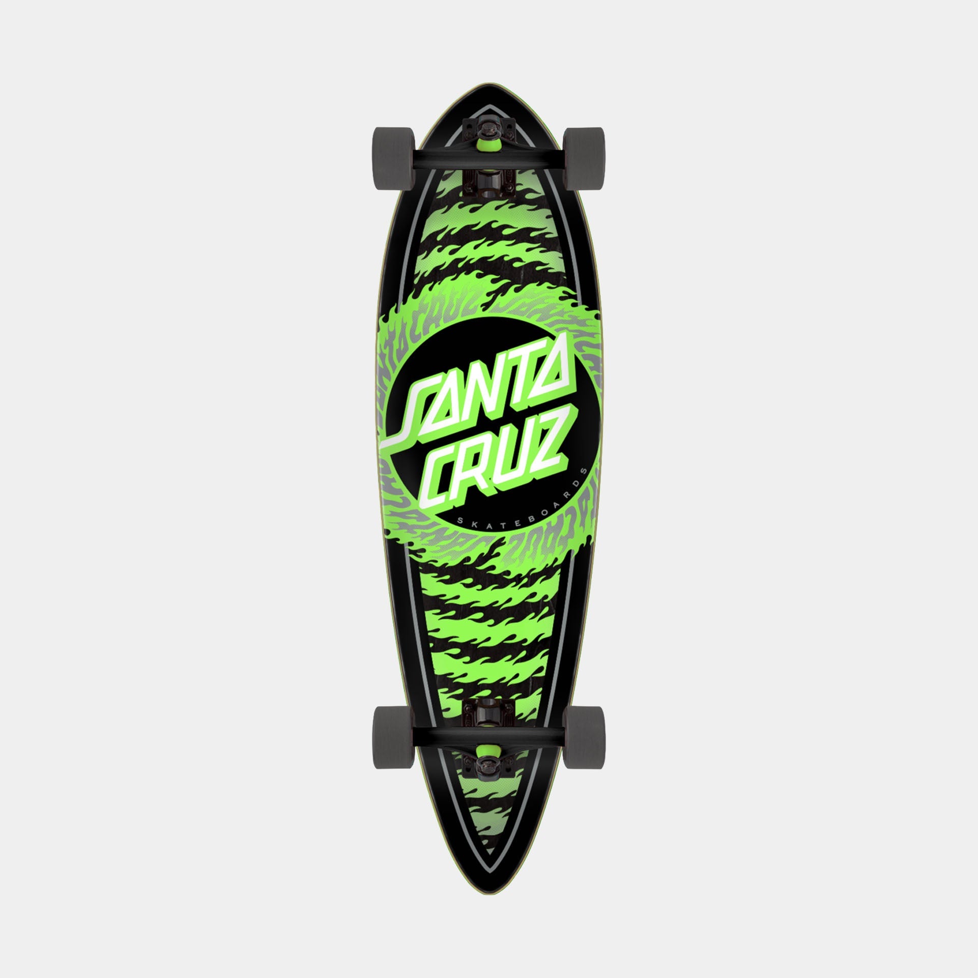 santa-cruz-skateboards-flame-ringed-dot-pintail-cruiser-9-2in-x-33in image 1