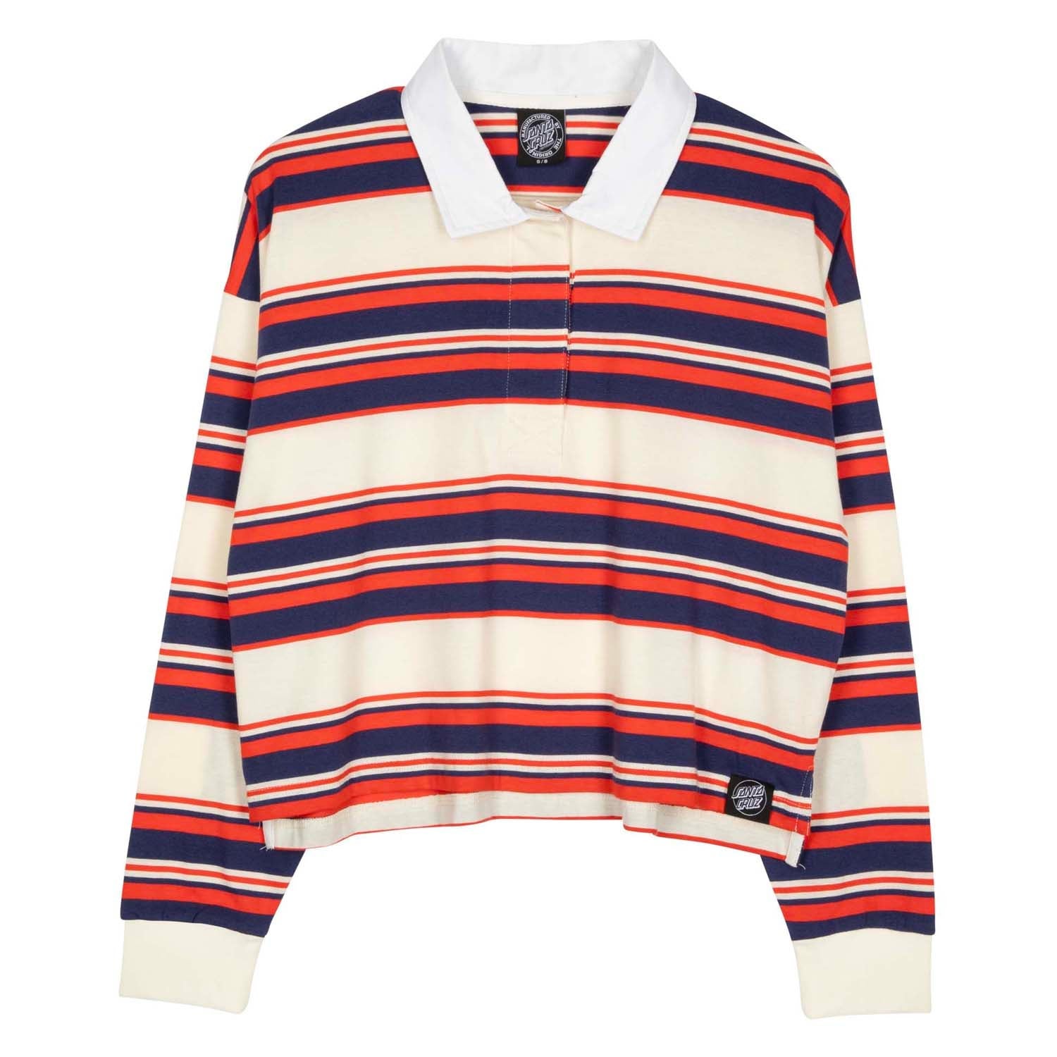 santa-cruz-skateboards-monterey-crop-polo-top-donna image 1