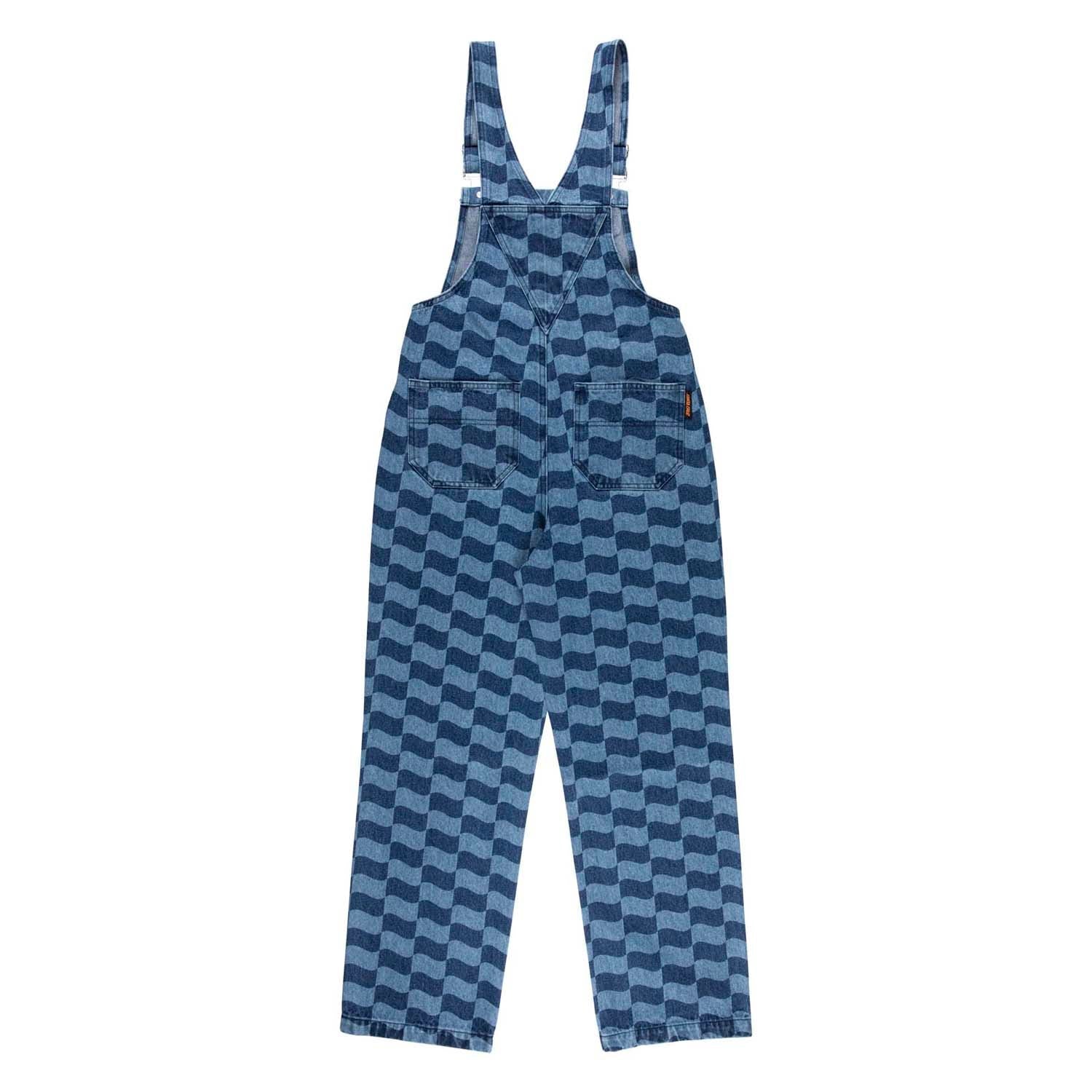santa-cruz-skateboards-classic-label-dungarees-salopette-donna-regular-fit image 2