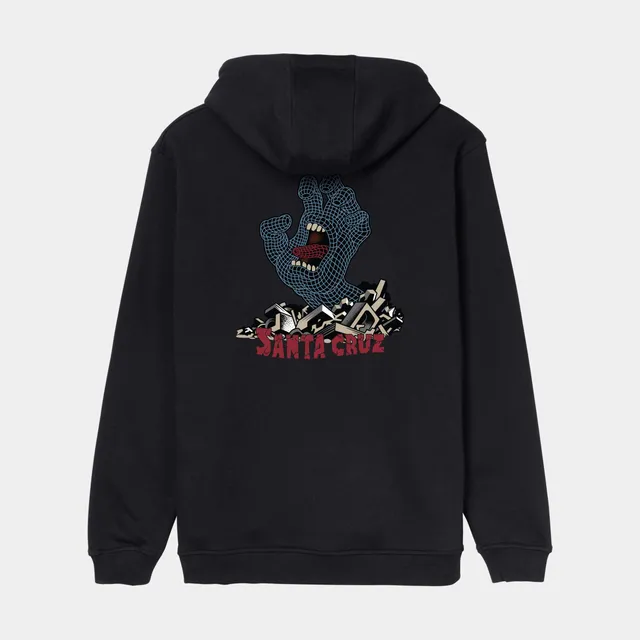santa-cruz-skateboards-kendall-grid-hand-centre-hoodie-felpa-con-cappuccio-regul image 1