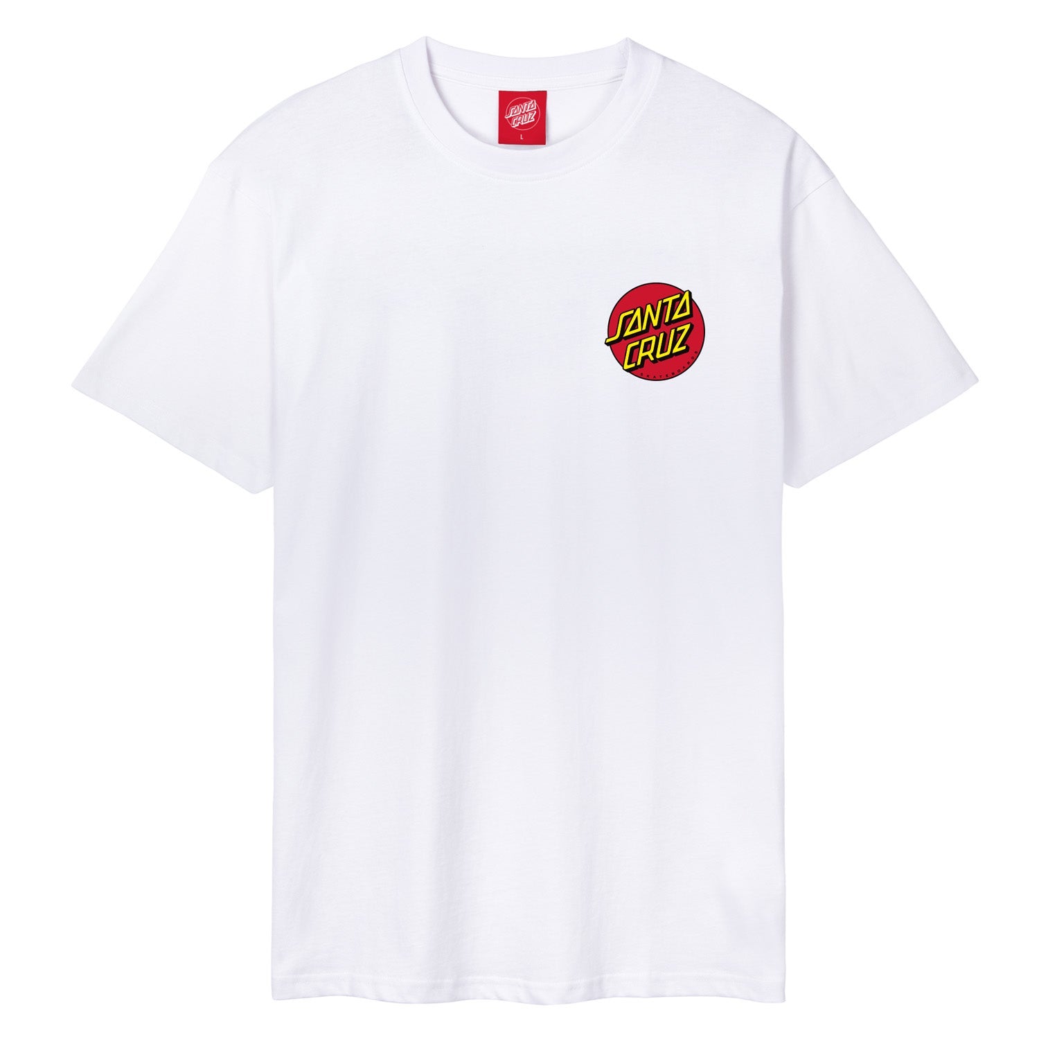 santa-cruz-skateboards-classic-dot-chest-t-shirt-uomo image 2