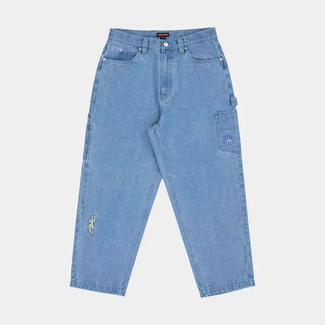 santa-cruz-skateboards-tripper-carpenter-big-pants-denim-baggy image 1