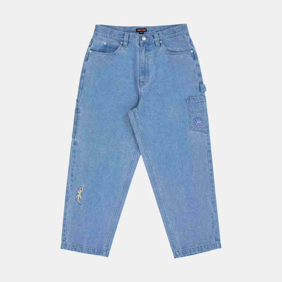 santa-cruz-skateboards-tripper-carpenter-big-pants-denim-baggy image 1