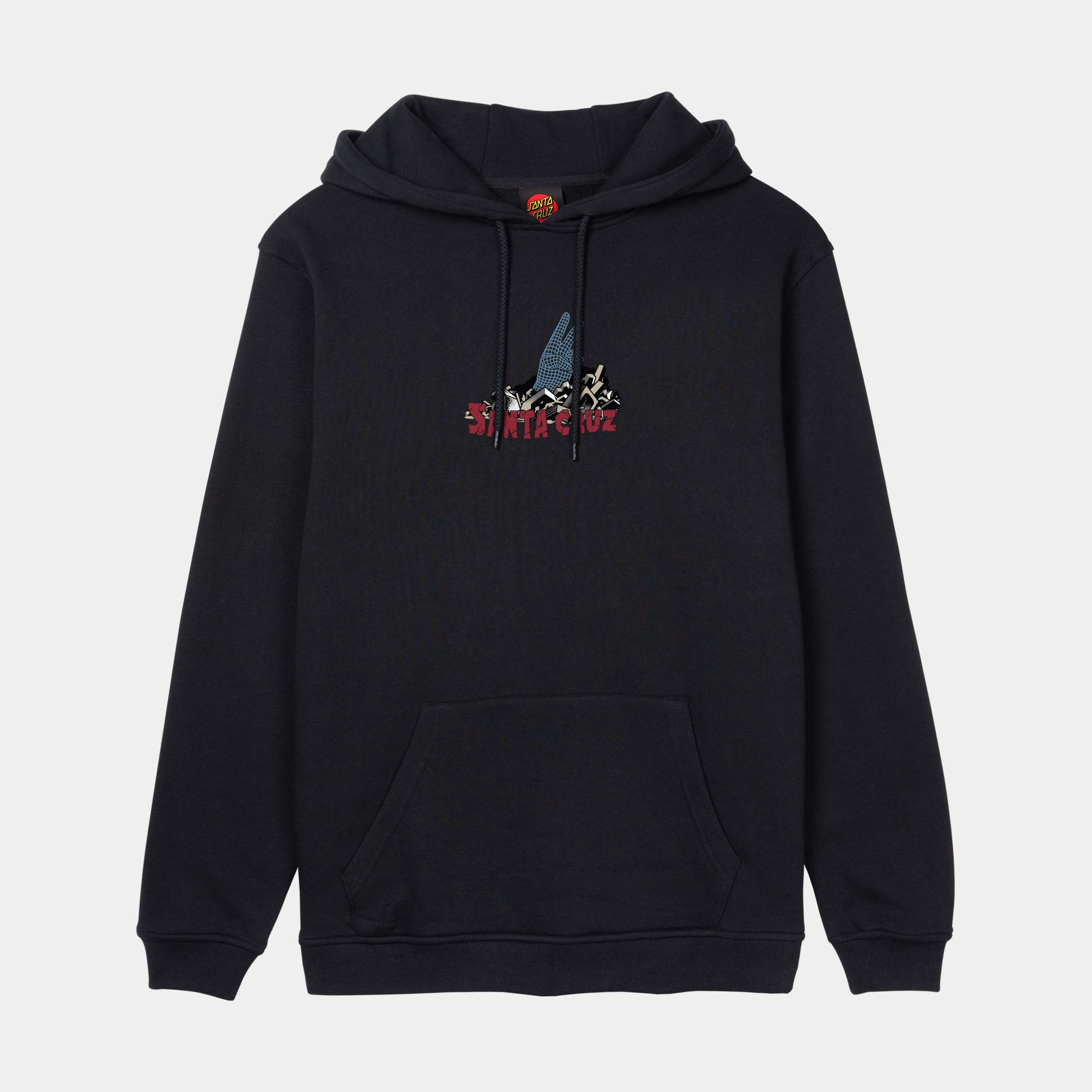 santa-cruz-skateboards-kendall-grid-hand-centre-hoodie-felpa-con-cappuccio-regul image 2