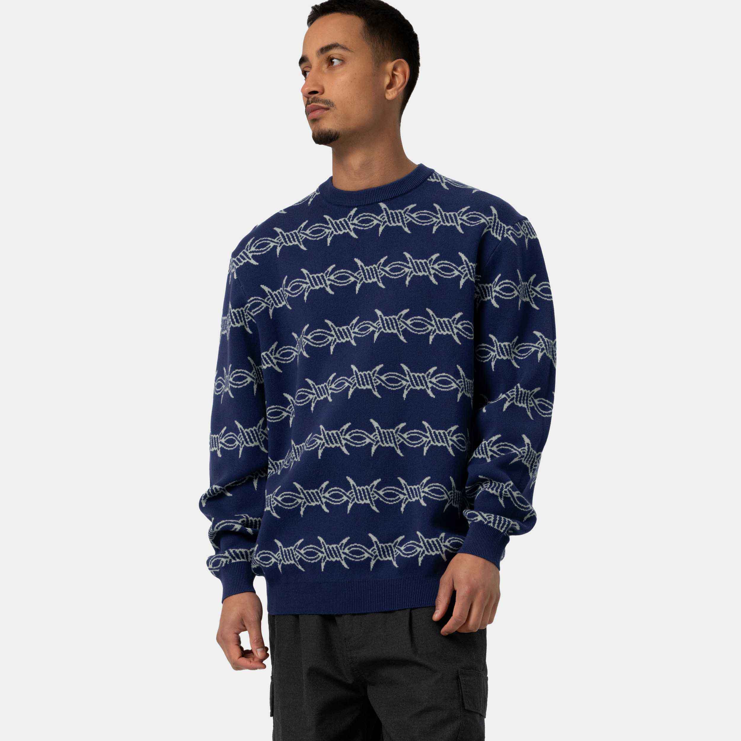 santa-cruz-skateboards-wired-maglione-crew-knit-uomo image 5