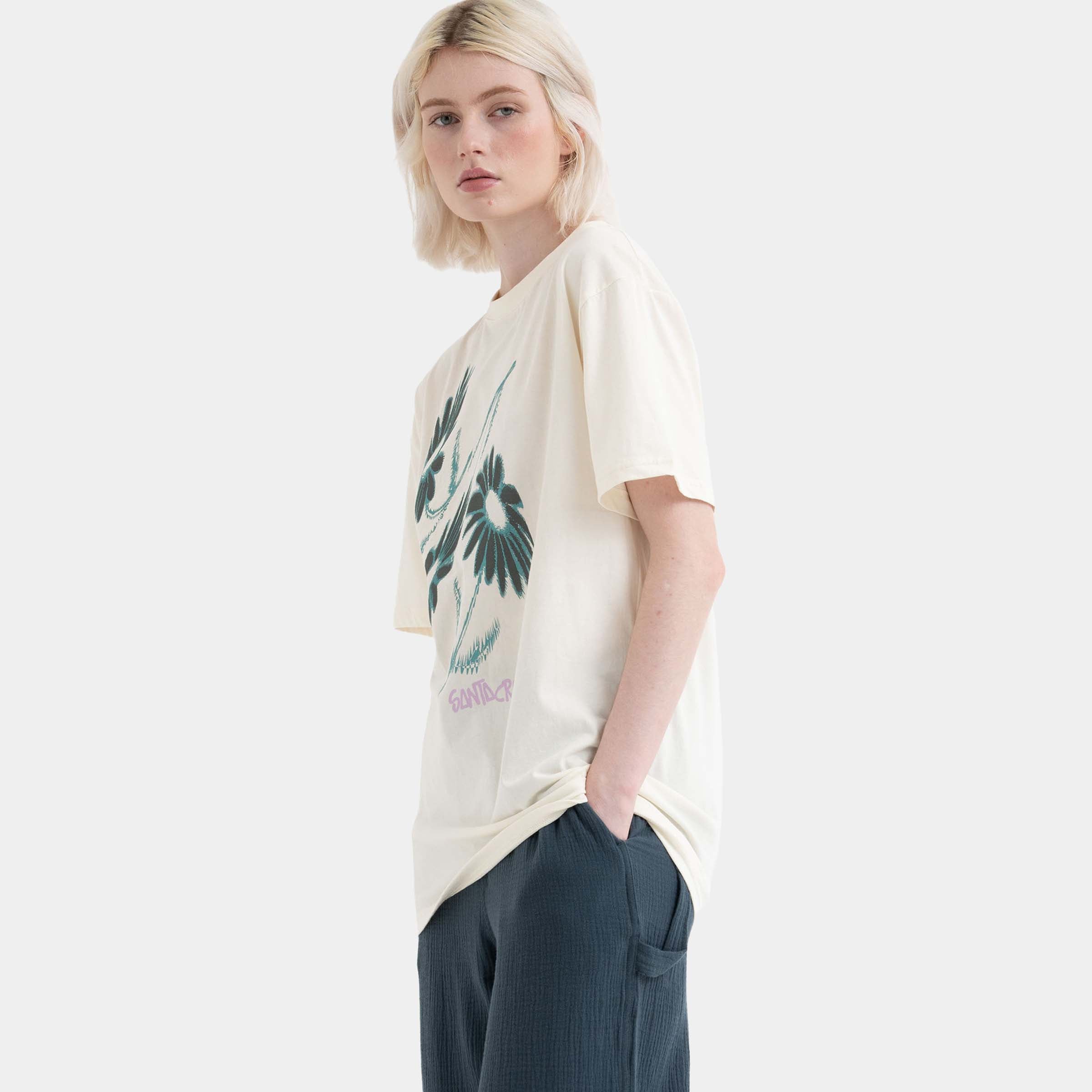 santa-cruz-skateboards-dizzy-daisy-front-t-shirt-t-shirt-donna-relaxed-fit image 5