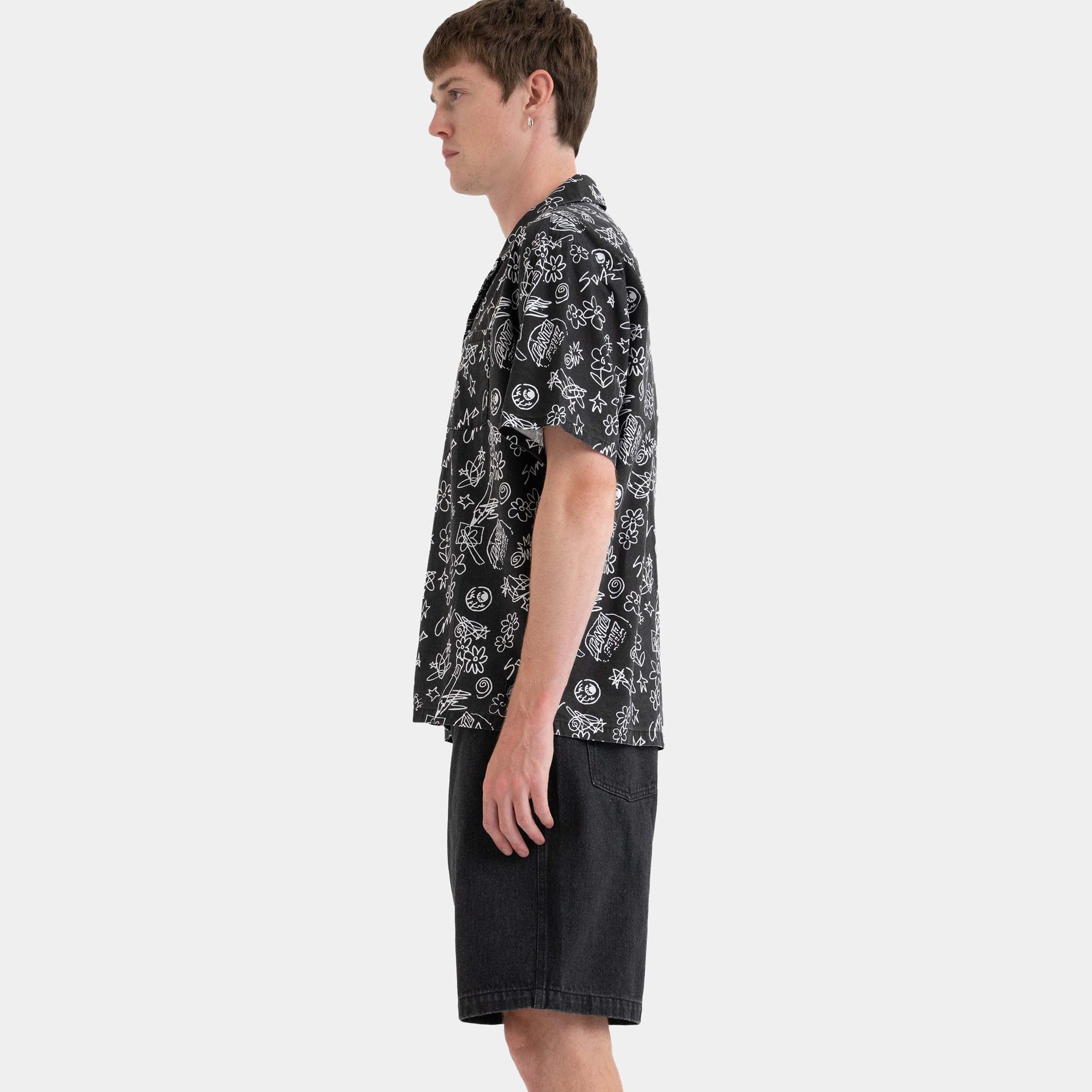 santa-cruz-skateboards-finn-short-sleeve-shirt-camicia-maniche-corte-fantasia image 5