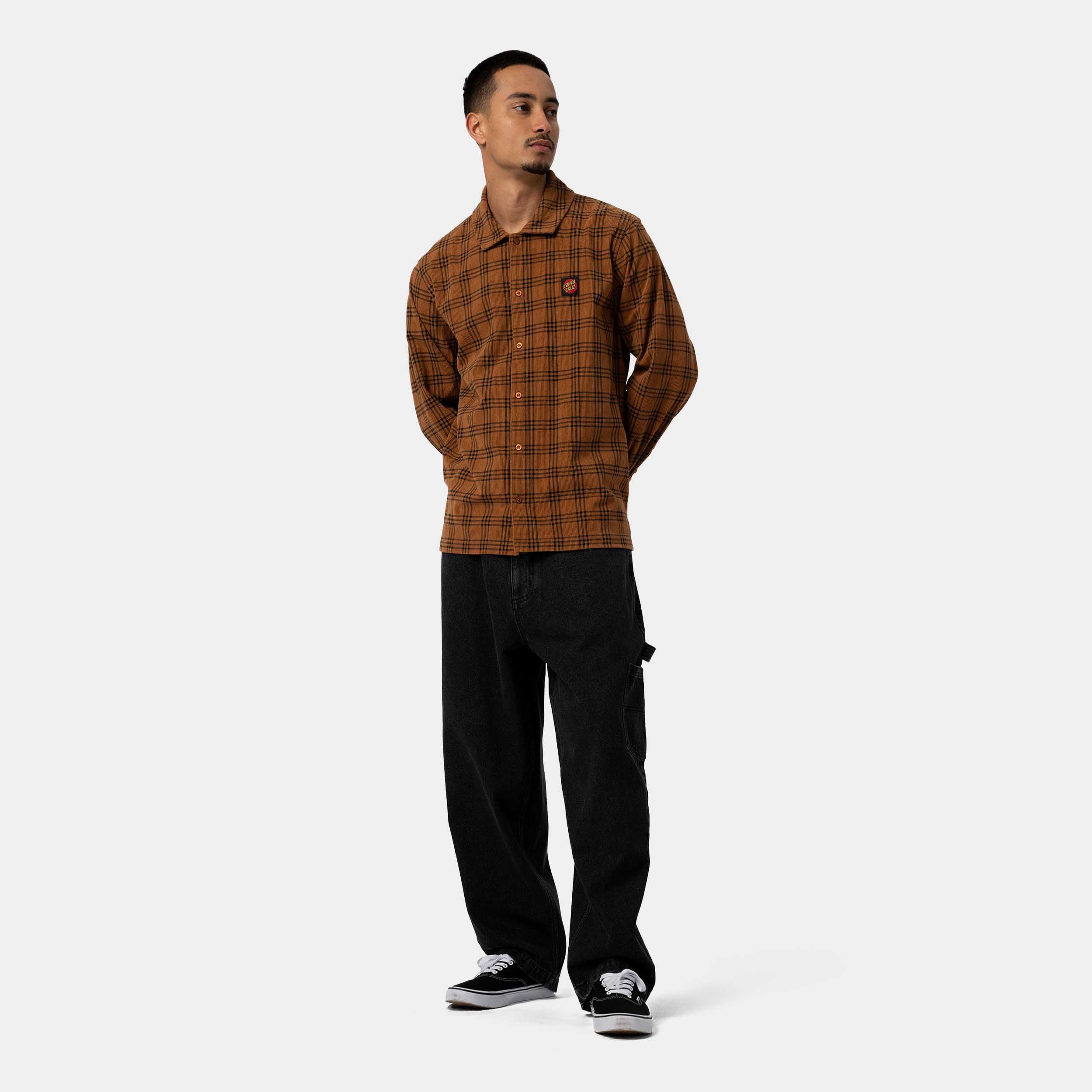 santa-cruz-skateboards-roamer-shirt-camicia-in-corduroy-manica-lunga image 6